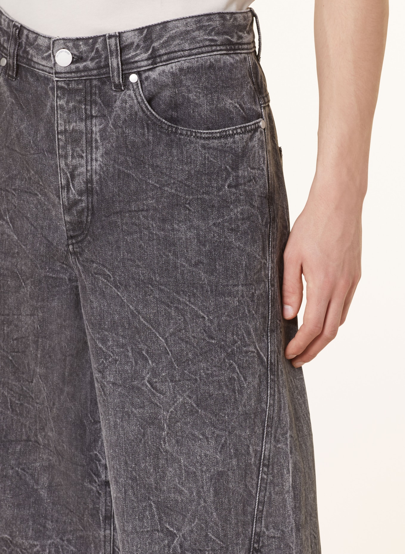 44 LABEL GROUP CLUB PAPPAS regular fit jeans: 292 BLACK BASTONATO