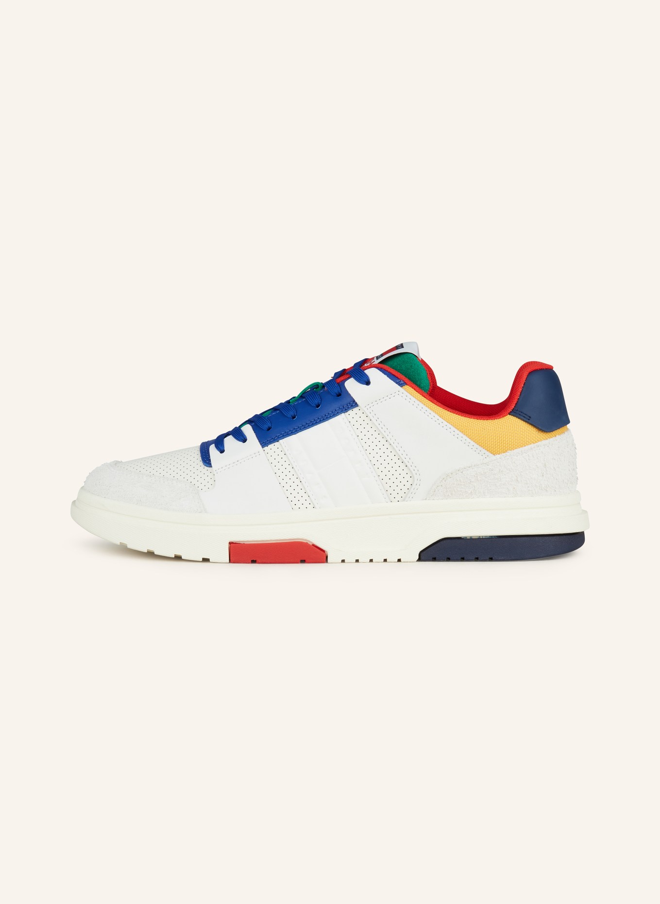TOMMY HILFIGER Sneakers THE BROOKLYN ARCHIVE GAMES, Color: ECRU/ BLUE/ RED (Image 4)
