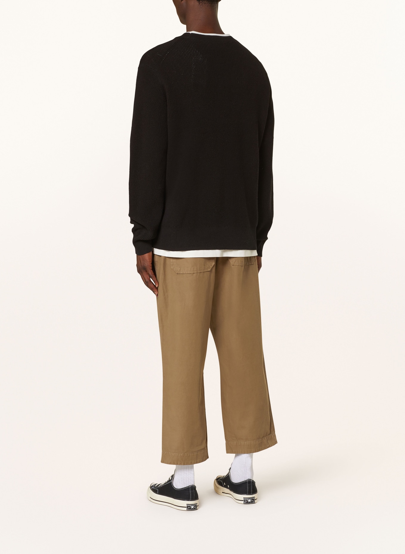 ALLSAINTS Chino kalhoty BUCK v joggingovém stylu Regular Fit, Barva: KHAKI (Obrázek 3)