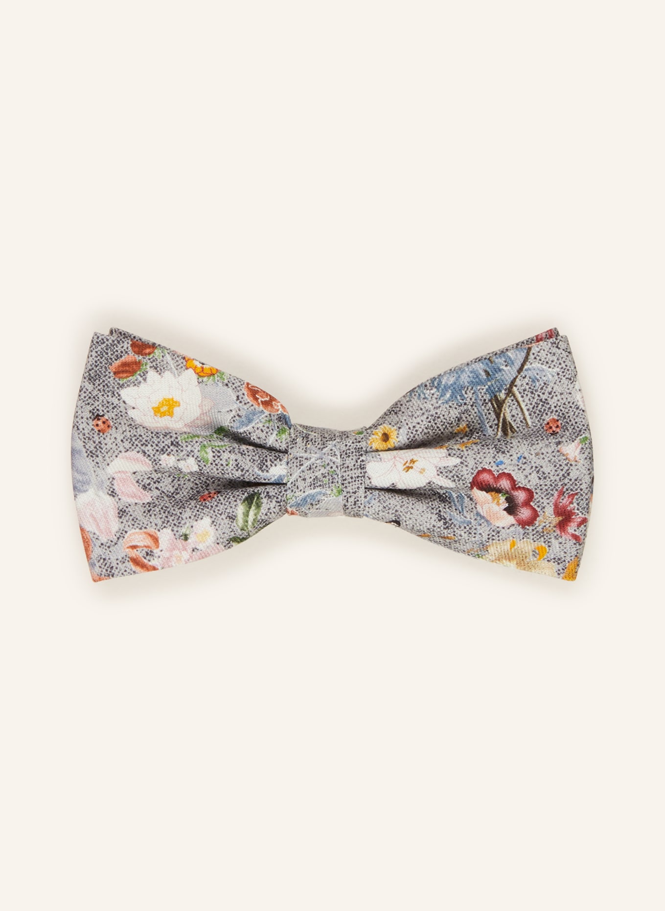 Prince BOWTIE Set: Suspenders, bow tie and pocket square, Color: GRAY (Image 2)