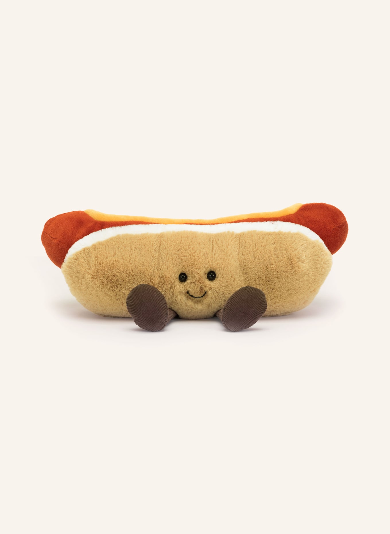 Jellycat Hotdog-Kuscheltier AMUSEABLES HOT DOG, Farbe: BEIGE/ CREME (Bild 1)