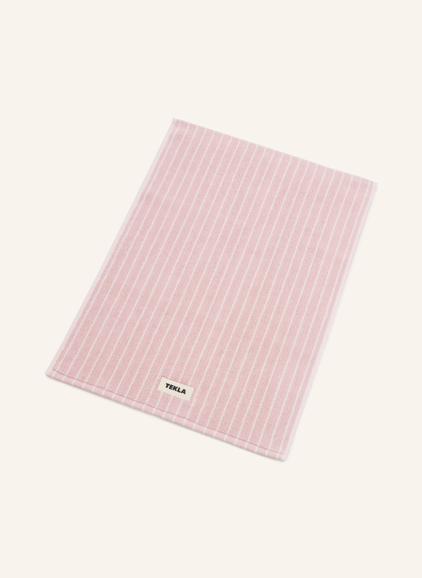 TEKLA Koupelnová předložka: RŮŽOVÁ / BÍLÁ