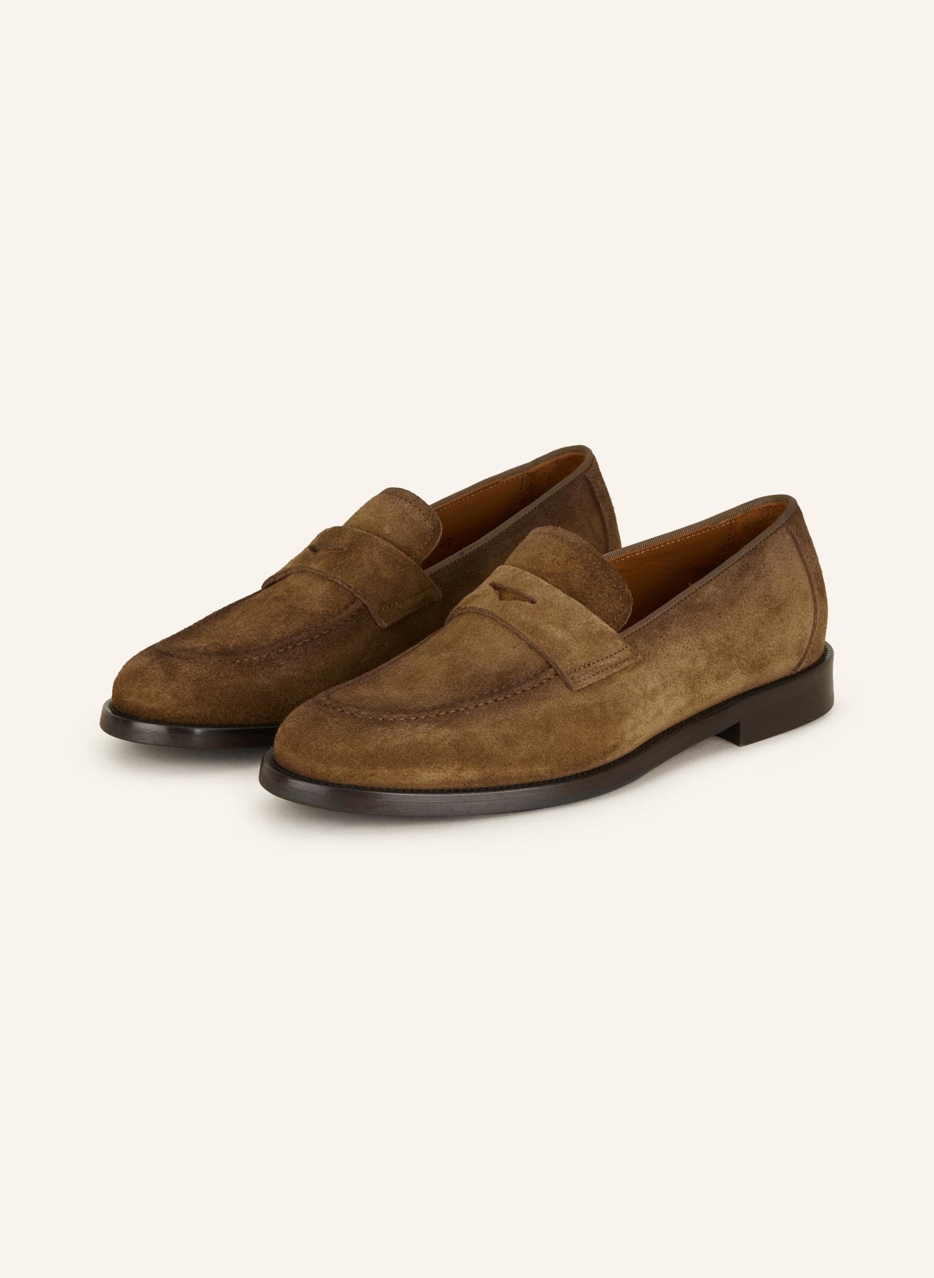 PAUL Penny loafers: BRĄZOWY