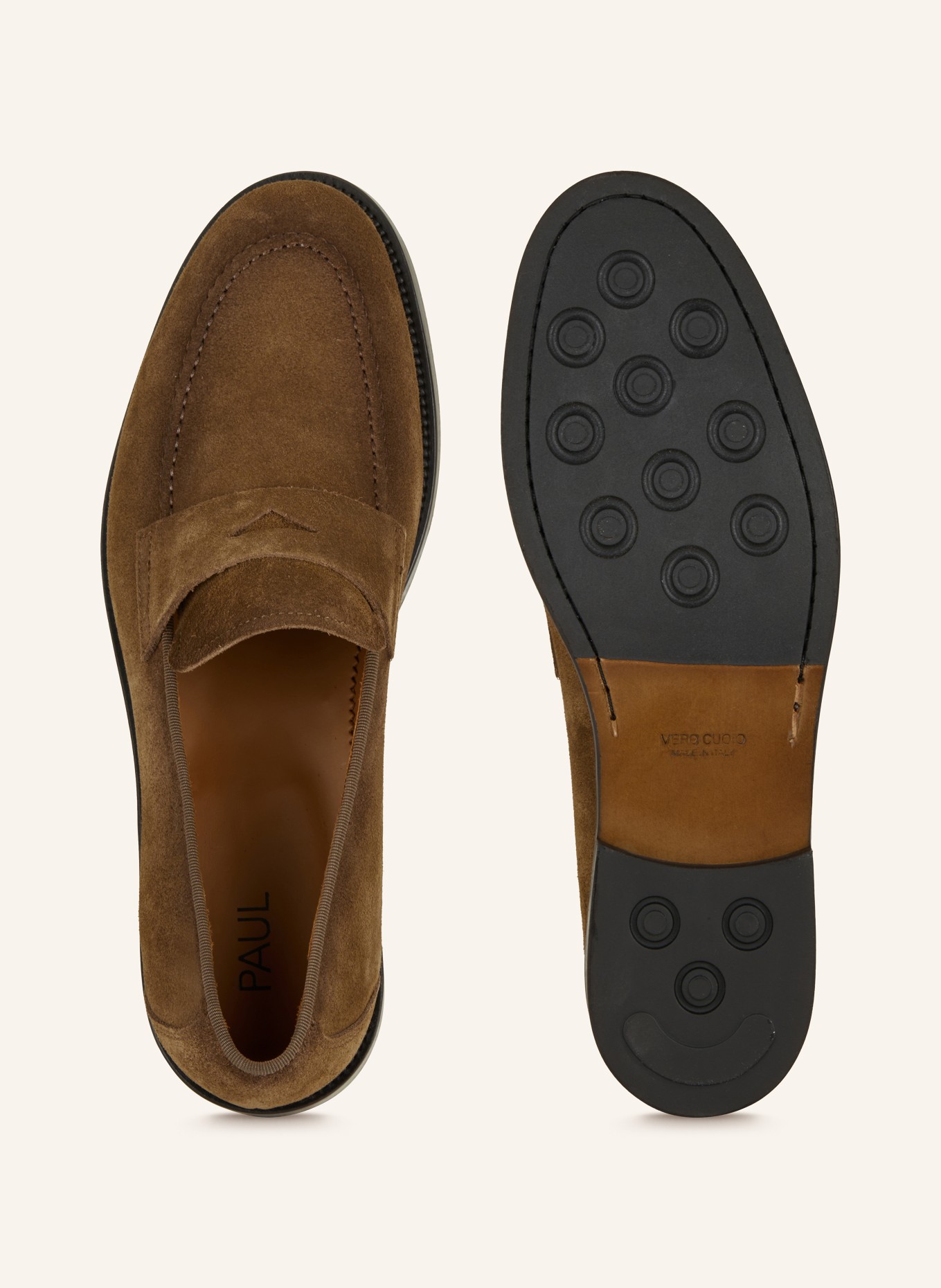 PAUL Penny loafers: BRĄZOWY