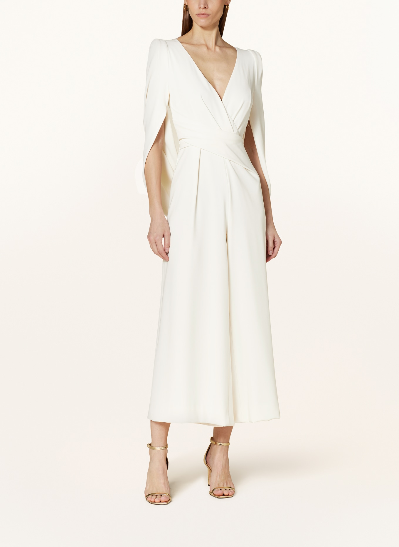 TALBOT RUNHOF Jumpsuit with lace, Color: ECRU (Image 2)