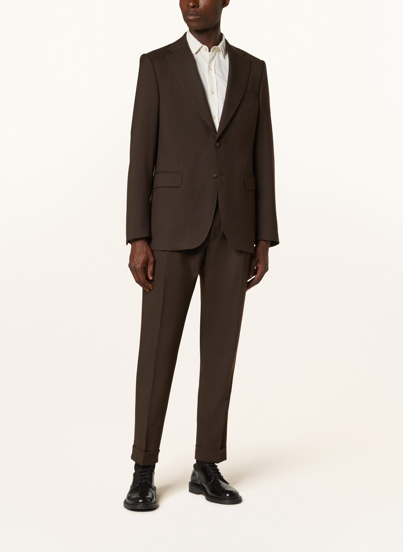 Officine Générale Suit jacket GIOVANNI slim fit, Color: DARK BROWN (Image 2)