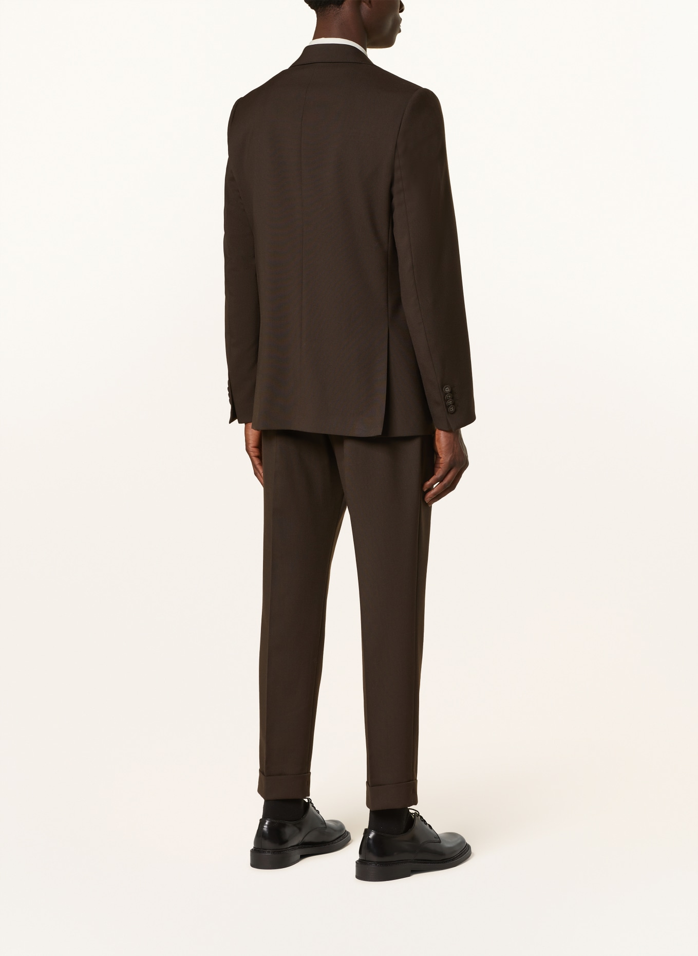 Officine Générale Suit jacket GIOVANNI slim fit, Color: DARK BROWN (Image 3)
