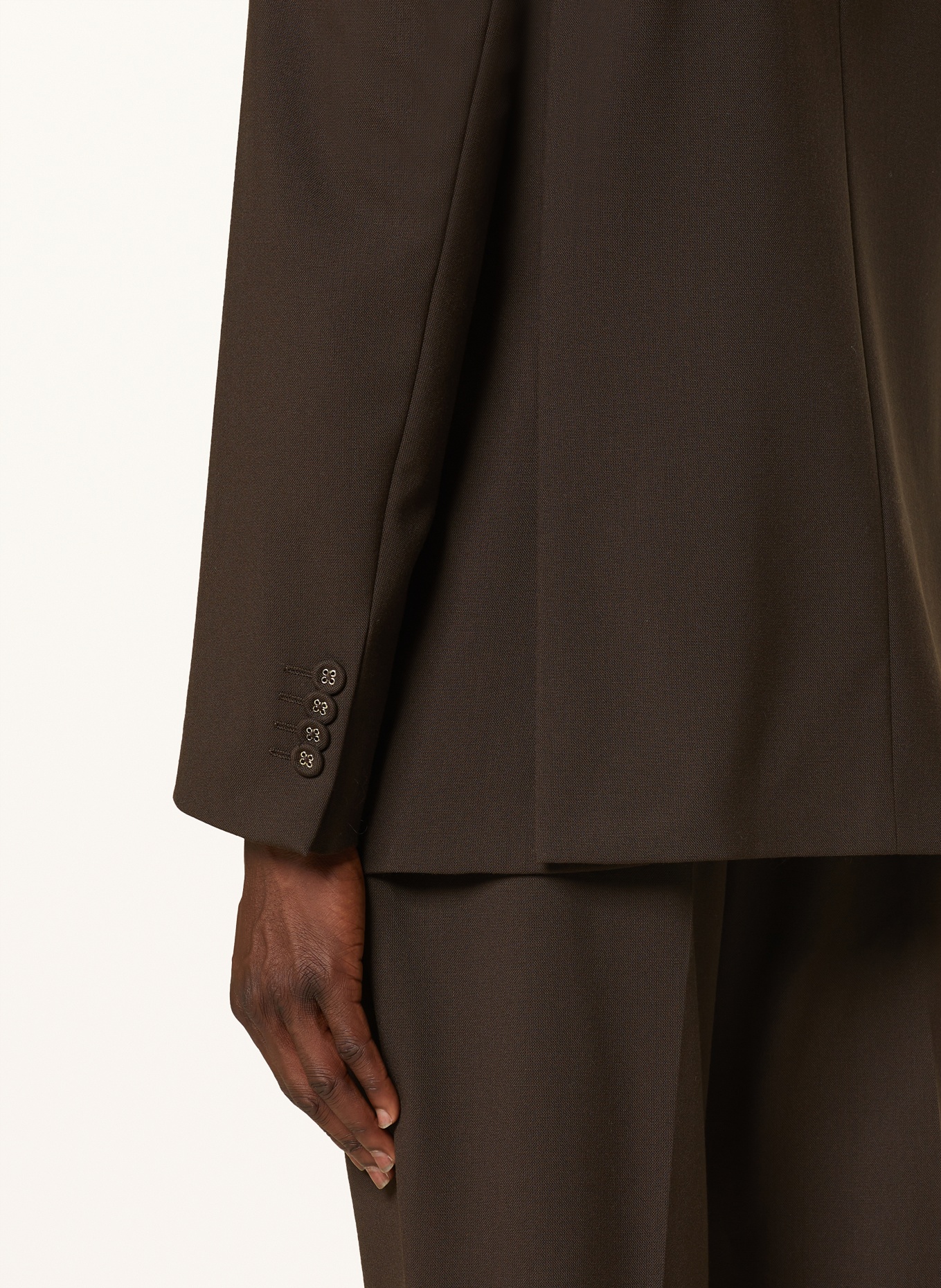 Officine Générale Suit jacket GIOVANNI slim fit, Color: DARK BROWN (Image 6)