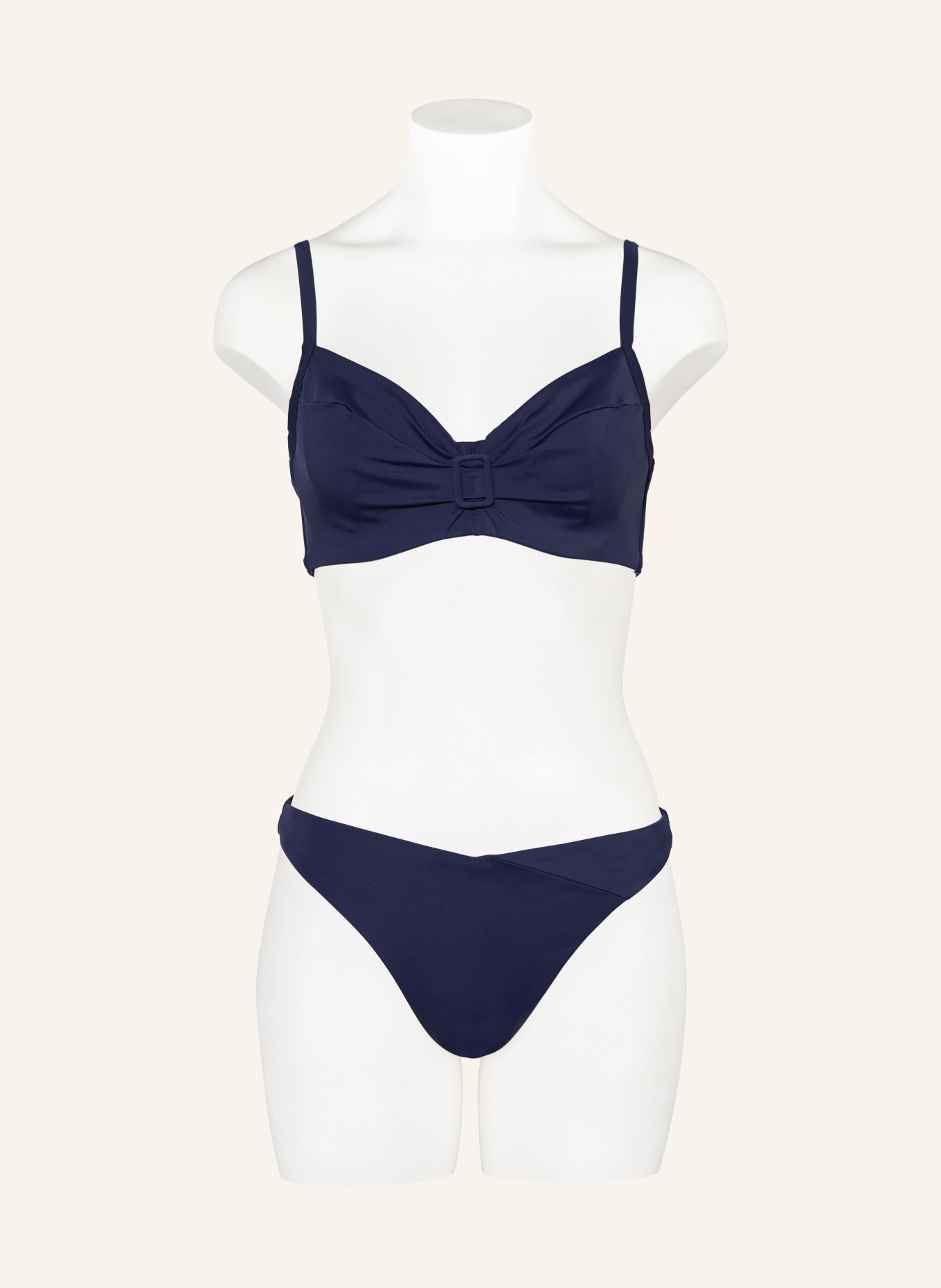 FEMILET Bralette bikini top BEACH CLUB SOLIDS Backpacks RIVERO, Color: DARK BLUE (Image 2)