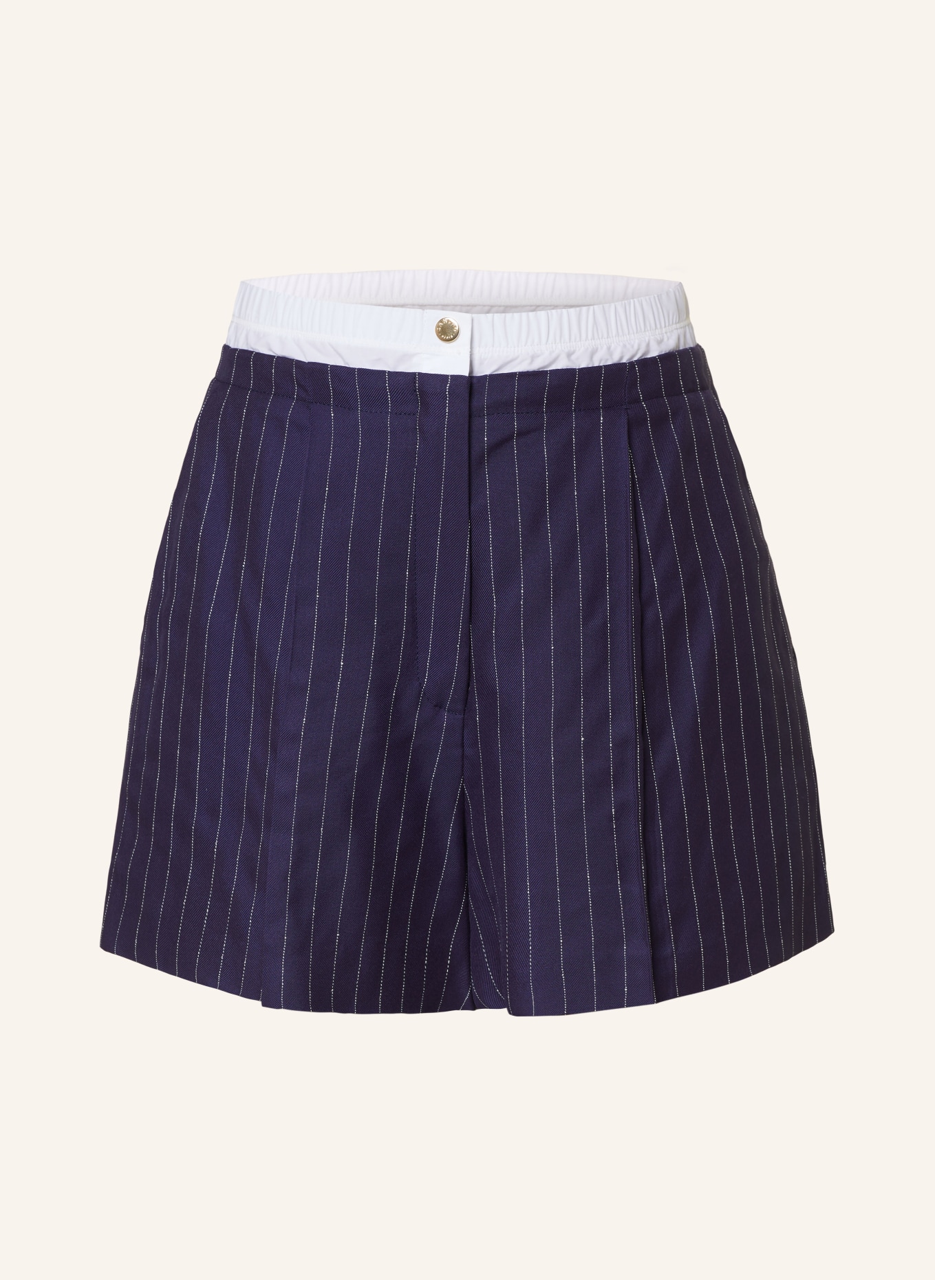 SANDRO Shorts, Farbe: DUNKELBLAU/ WEISS (Bild 1)