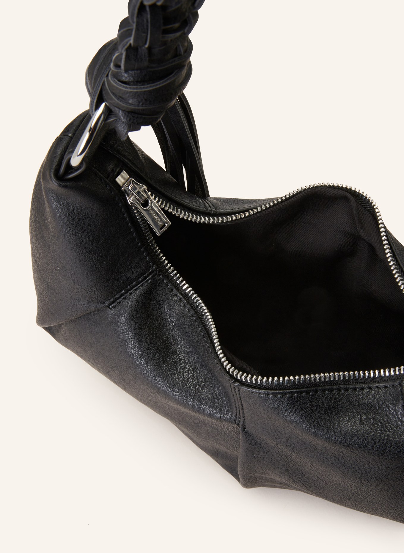HOLZWEILER Hobo bag COCOON SMALL, Color: BLACK (Image 3)