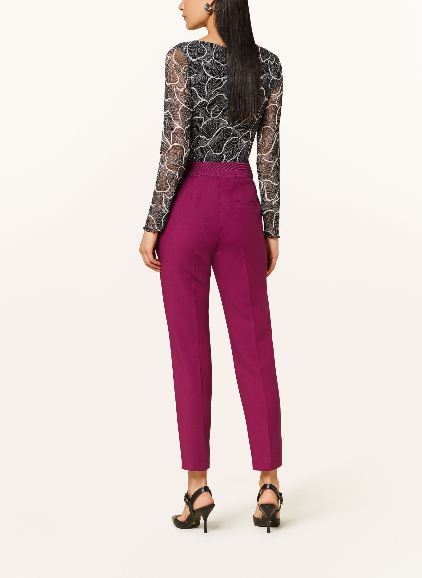 s.Oliver BLACK LABEL Trousers, Color: FUCHSIA (Image 4)