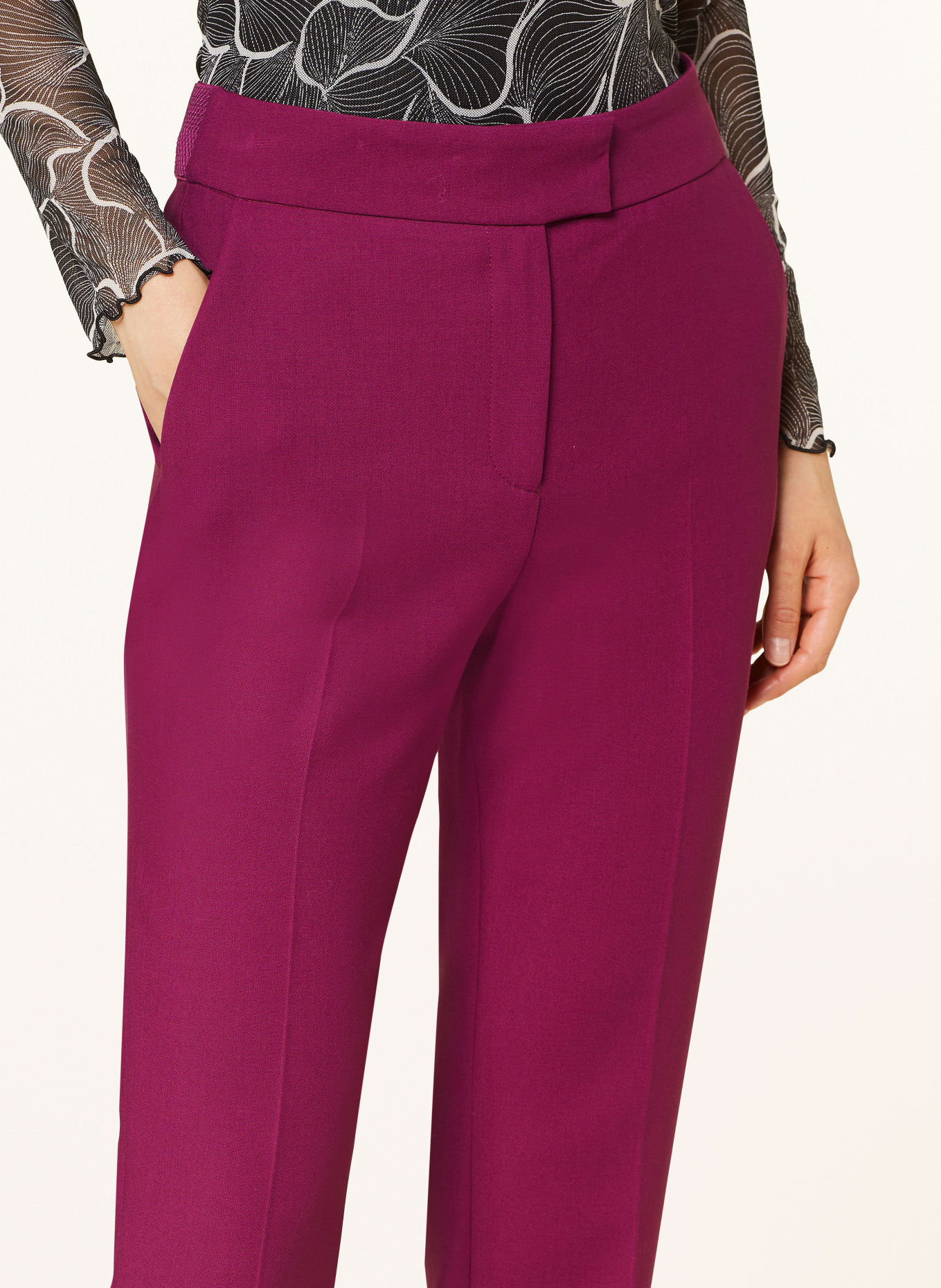 s.Oliver BLACK LABEL Trousers, Color: FUCHSIA (Image 5)