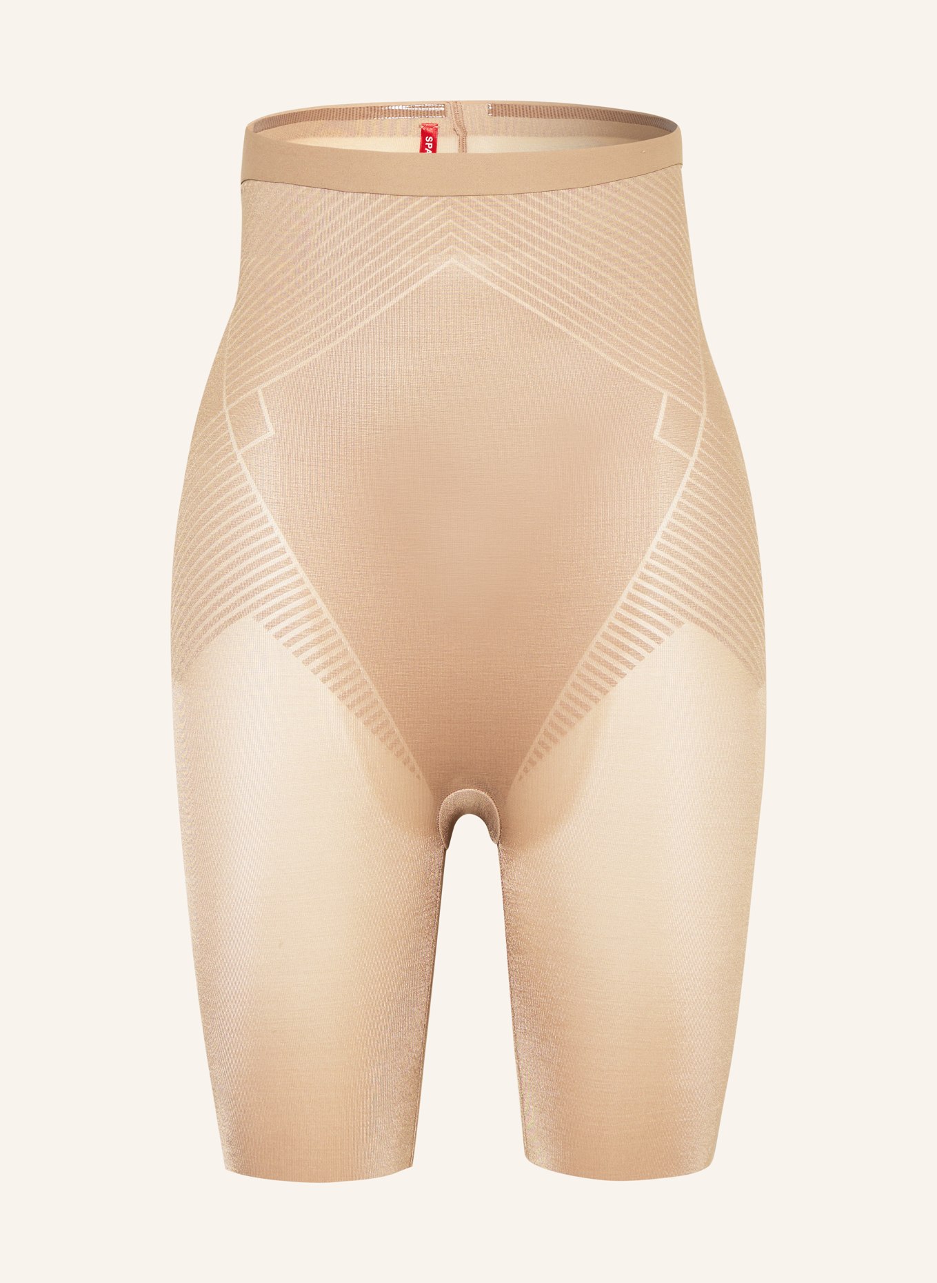 SPANX Shape-Shorts THINSTINCTS® 2.0 HIGH-WAISTED MID-THIGH, Farbe: BEIGE (Bild 1)