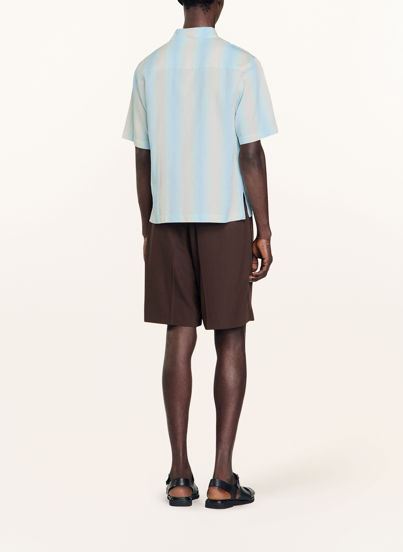 SANDRO Kurzarm-Hemd Regular Fit, Farbe: HELLBLAU (Bild 3)