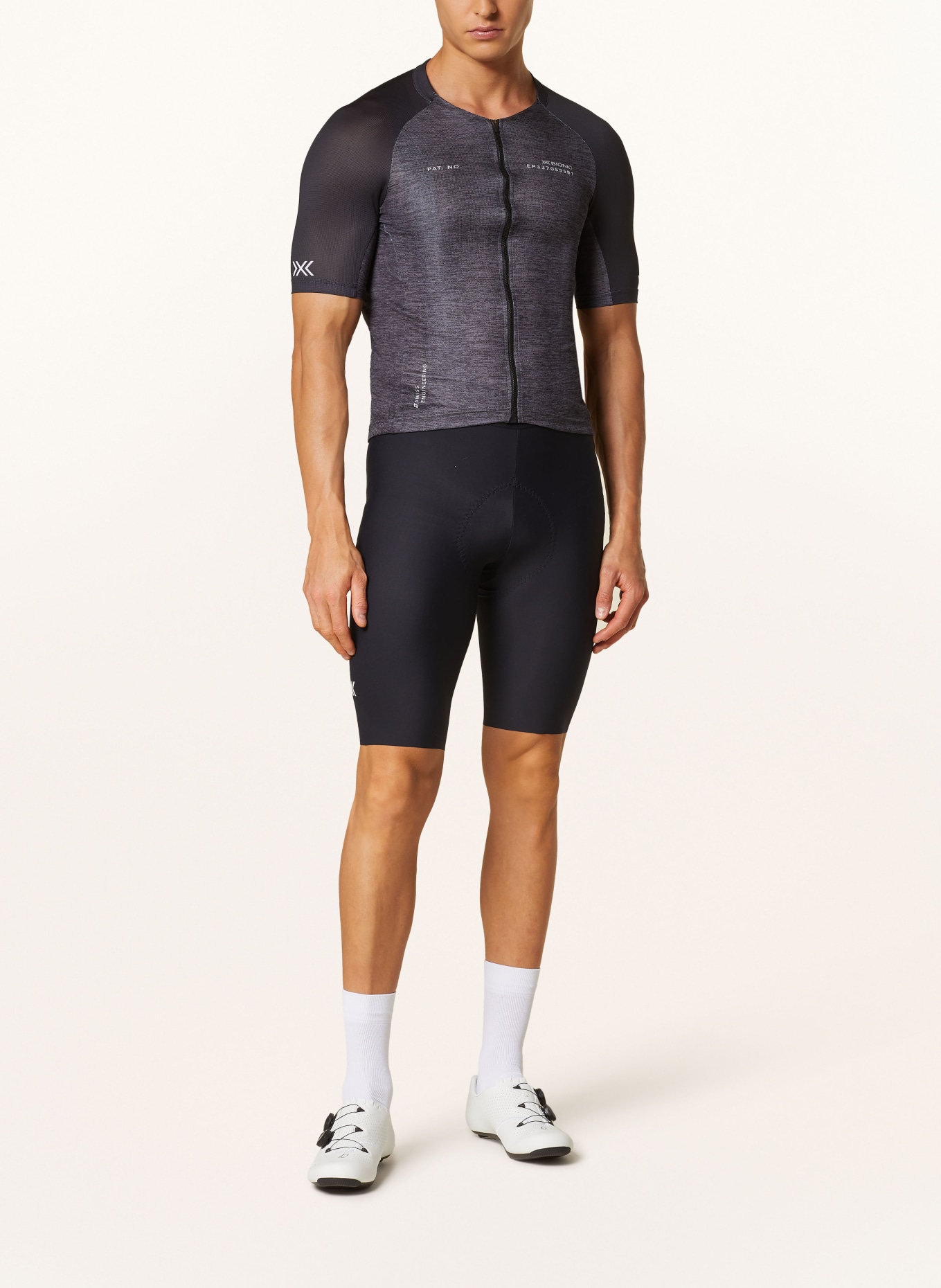 X-BIONIC Cycling jersey COREFUSION ENDURANCE with merino wool, Color: BLACK/ DARK GRAY (Image 2)