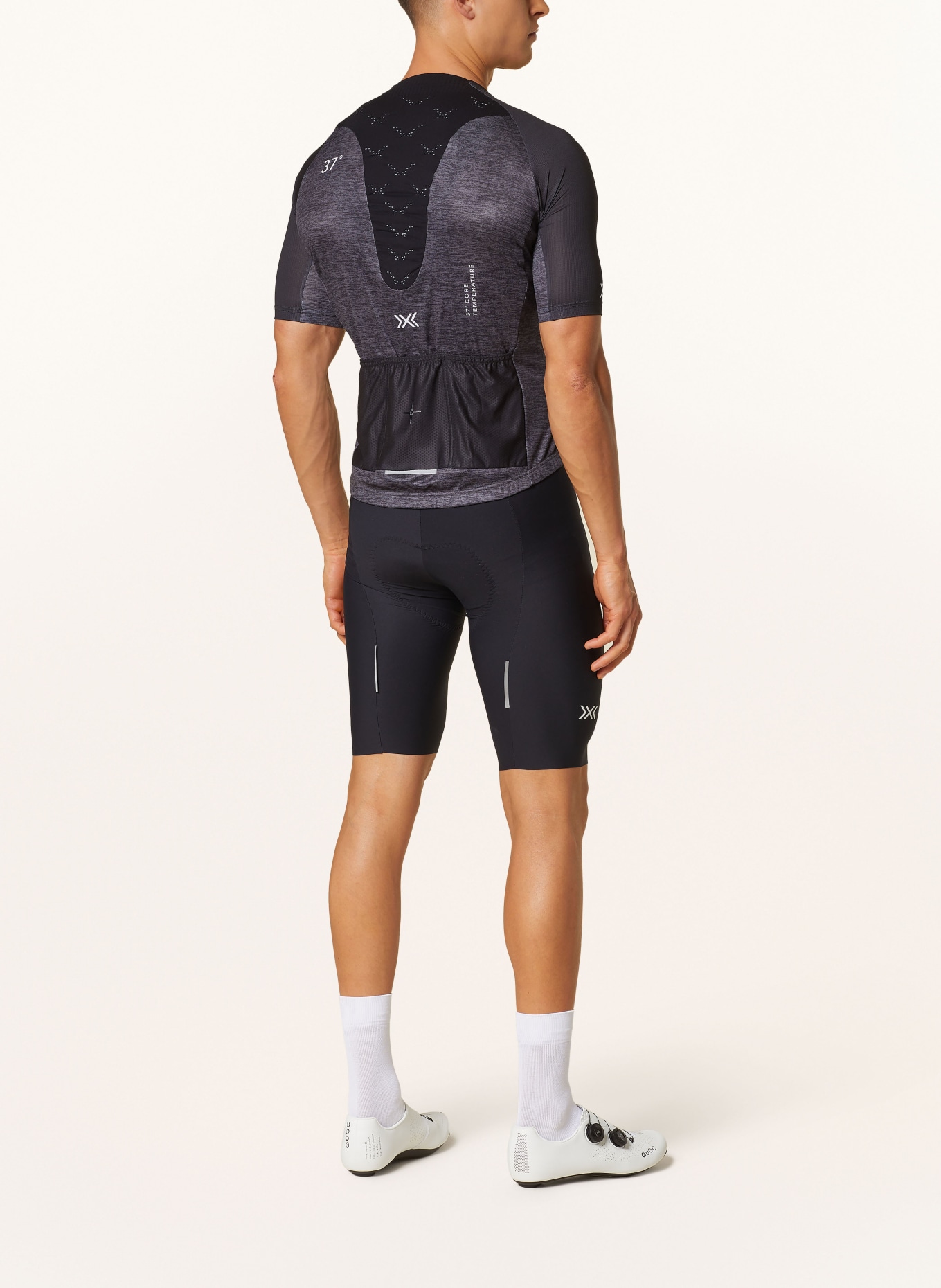 X-BIONIC Cycling jersey COREFUSION ENDURANCE with merino wool, Color: BLACK/ DARK GRAY (Image 3)