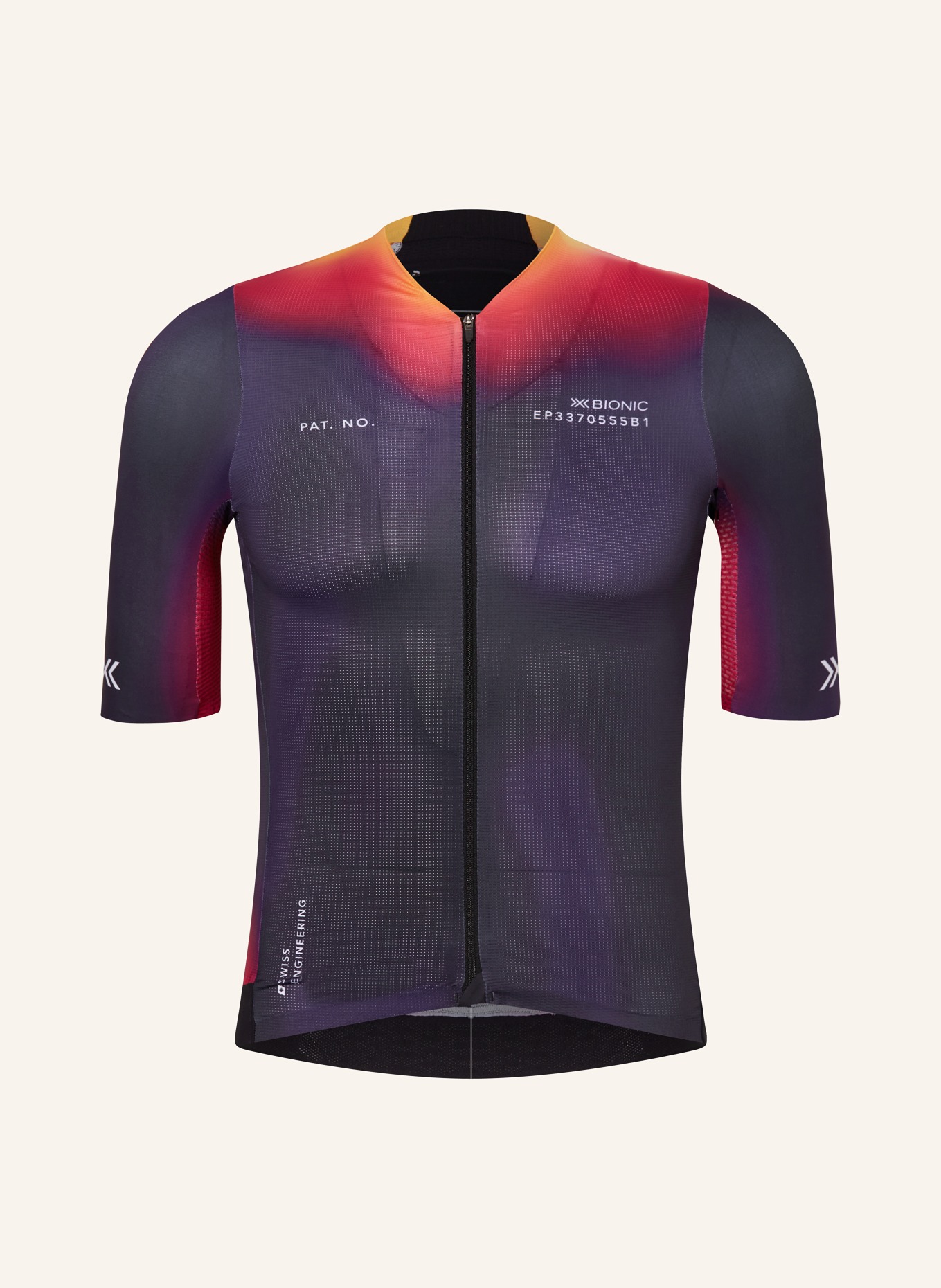 X-BIONIC Radtrikot COREFUSION AERO: LILA / PINK / SCHWARZ
