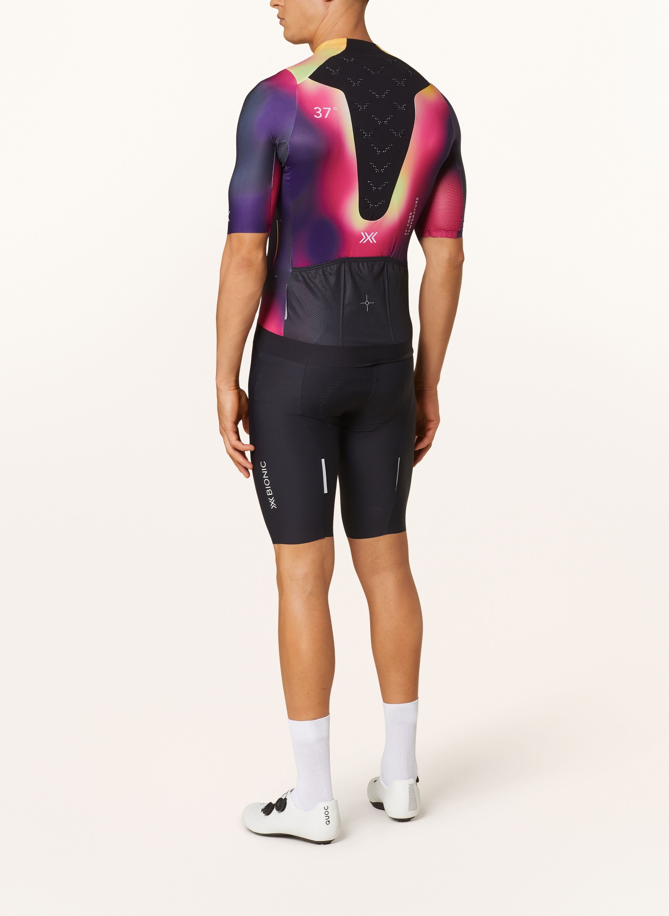 X-BIONIC Radtrikot COREFUSION AERO: LILA / PINK / SCHWARZ