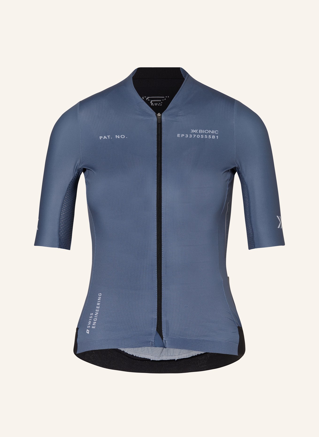 X-BIONIC Cycling jacket COREFUSION AERO JERSEY, Color: BLUE GRAY (Image 1)