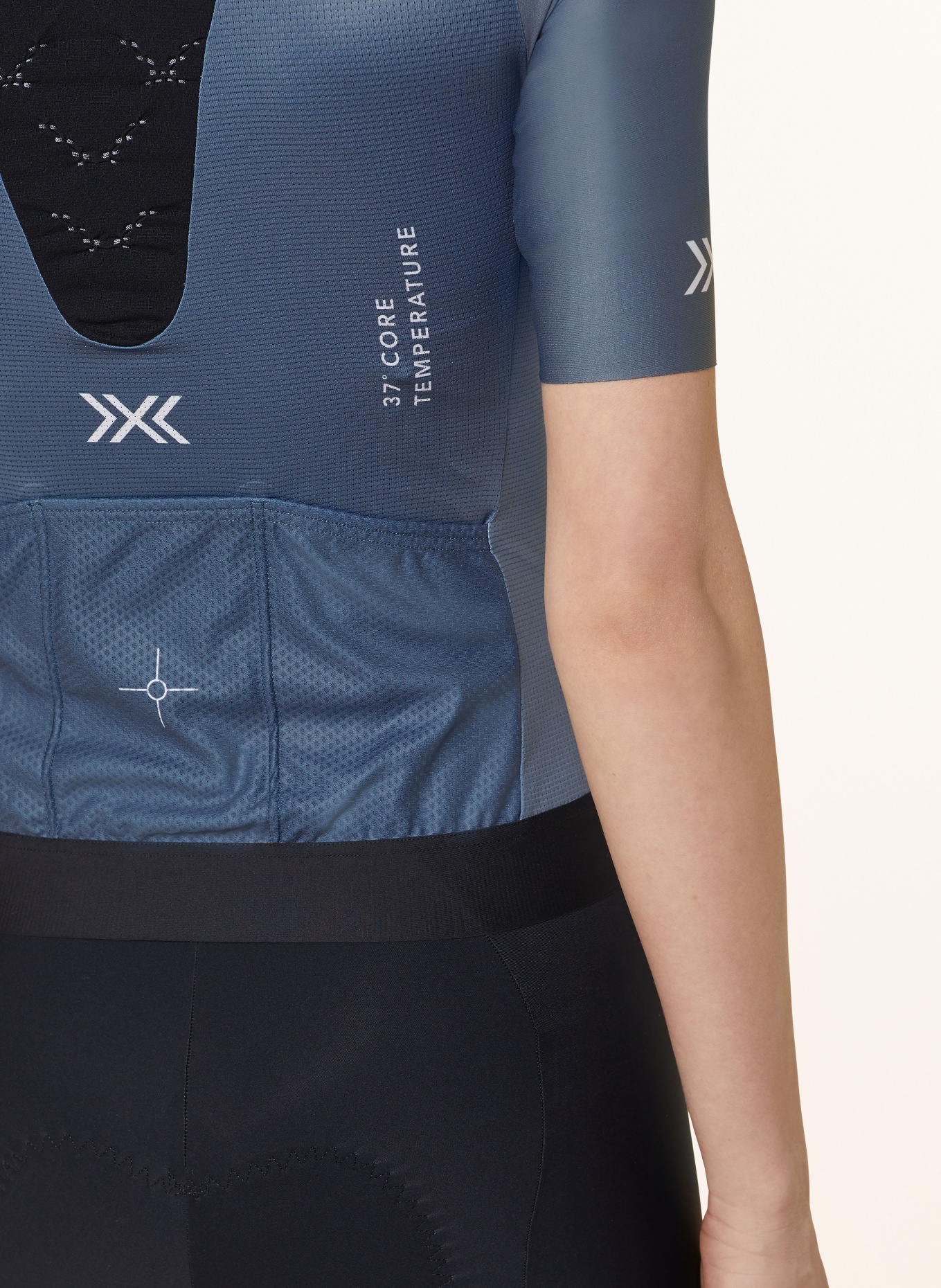 X-BIONIC Cycling jacket COREFUSION AERO JERSEY, Color: BLUE GRAY (Image 5)