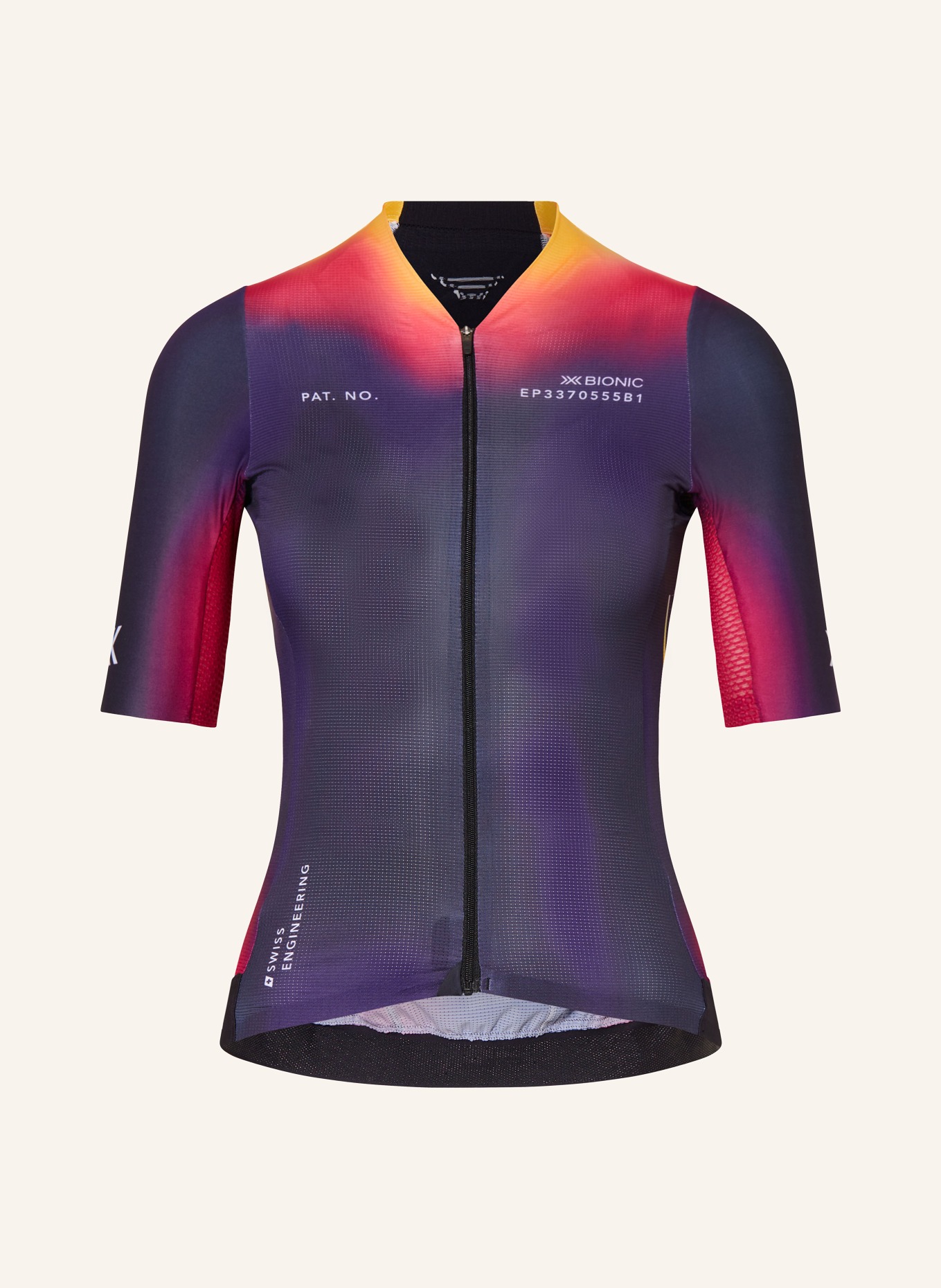 X-BIONIC Radjacke COREFUSION AERO JERSEY: DUNKELBLAU / DUNKELLILA / PINK