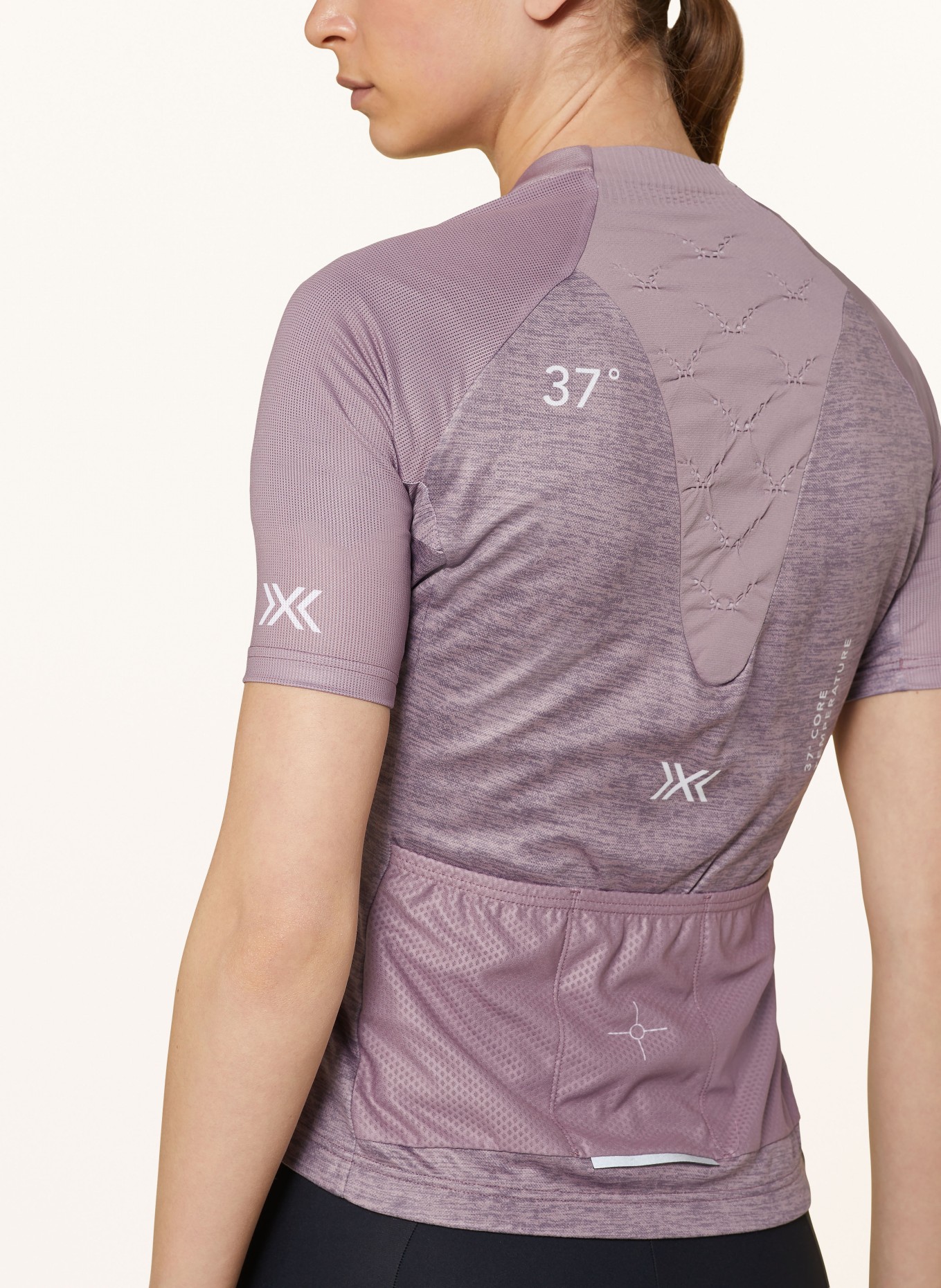 X-BIONIC Cycling jacket COREFUSION ENDURANCE, Color: LIGHT PURPLE/ GRAY (Image 5)