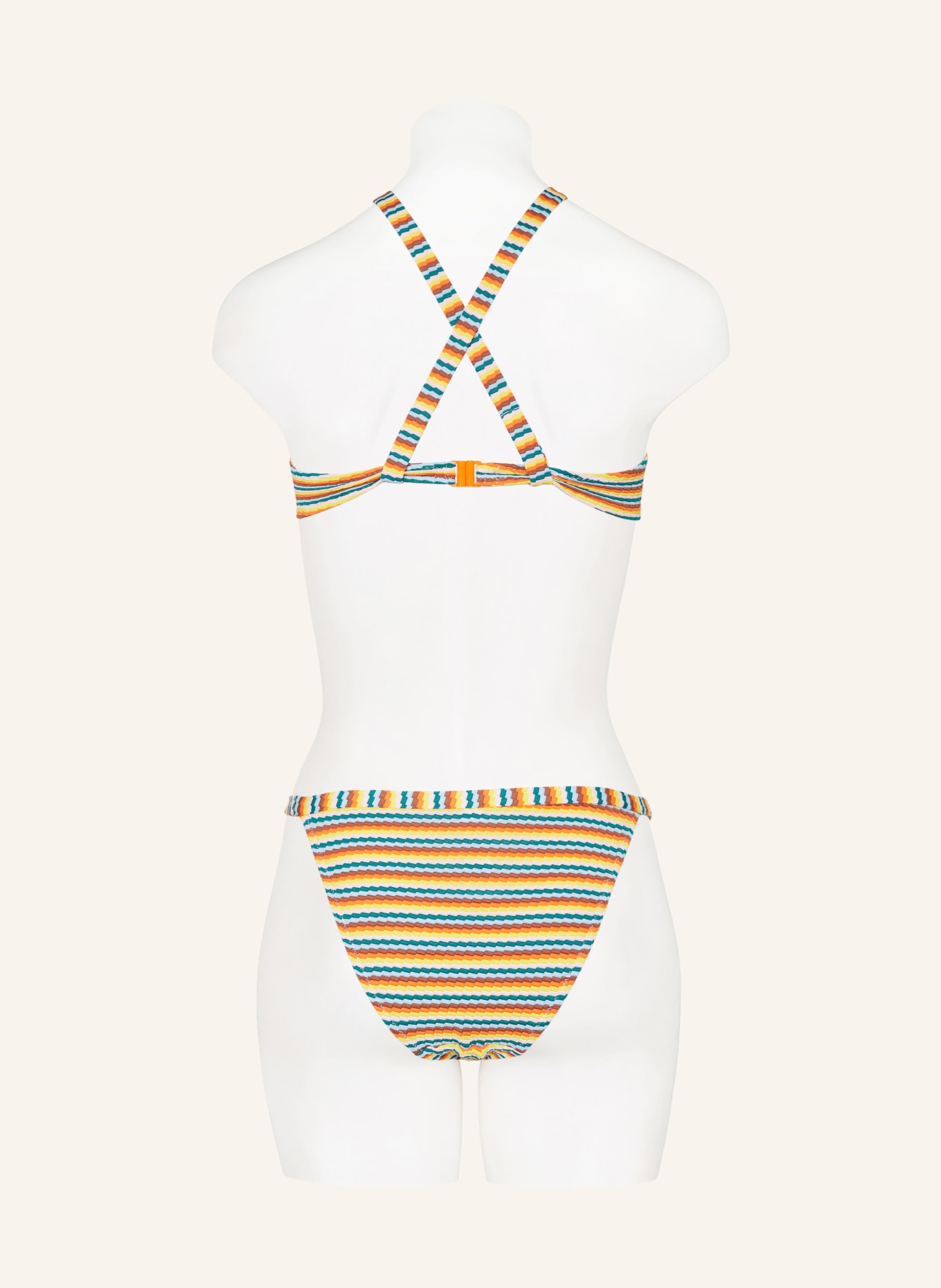 Passionata Bügel-Bikini-Top NAMIE, Farbe: HELLBLAU/ HELLROSA/ ORANGE (Bild 4)