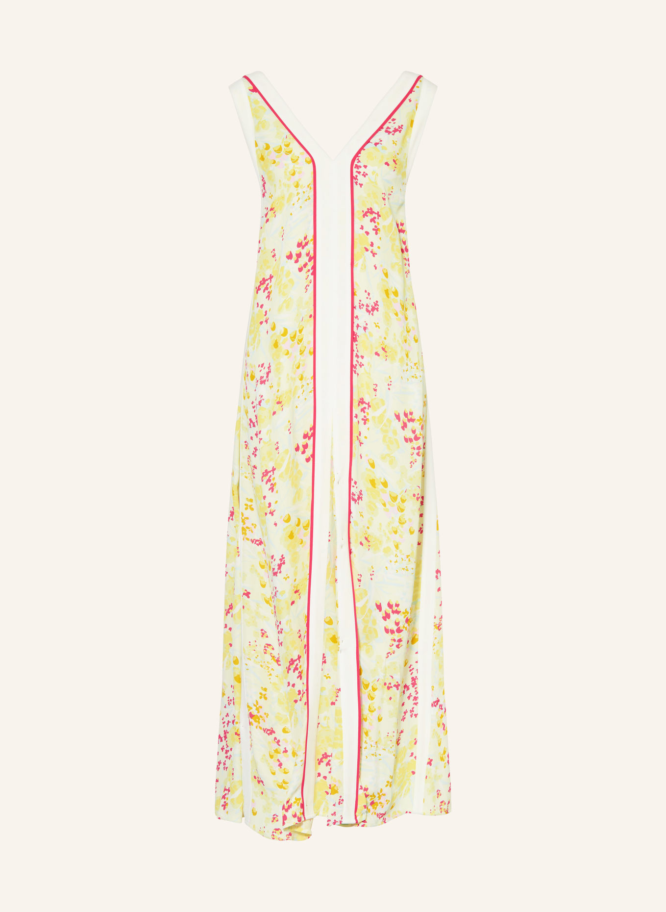 REISS Dress ELIZA with cut-out, Color: YELLOW/ RED/ LIGHT BLUE (Image 1)