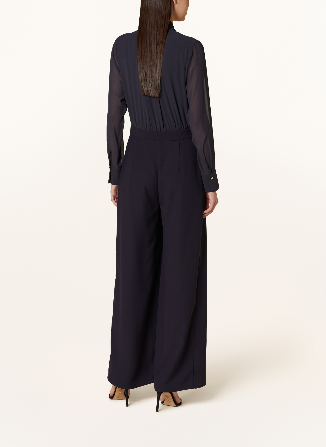 comma Jumpsuit with bow, Color: DARK BLUE (Image 3)