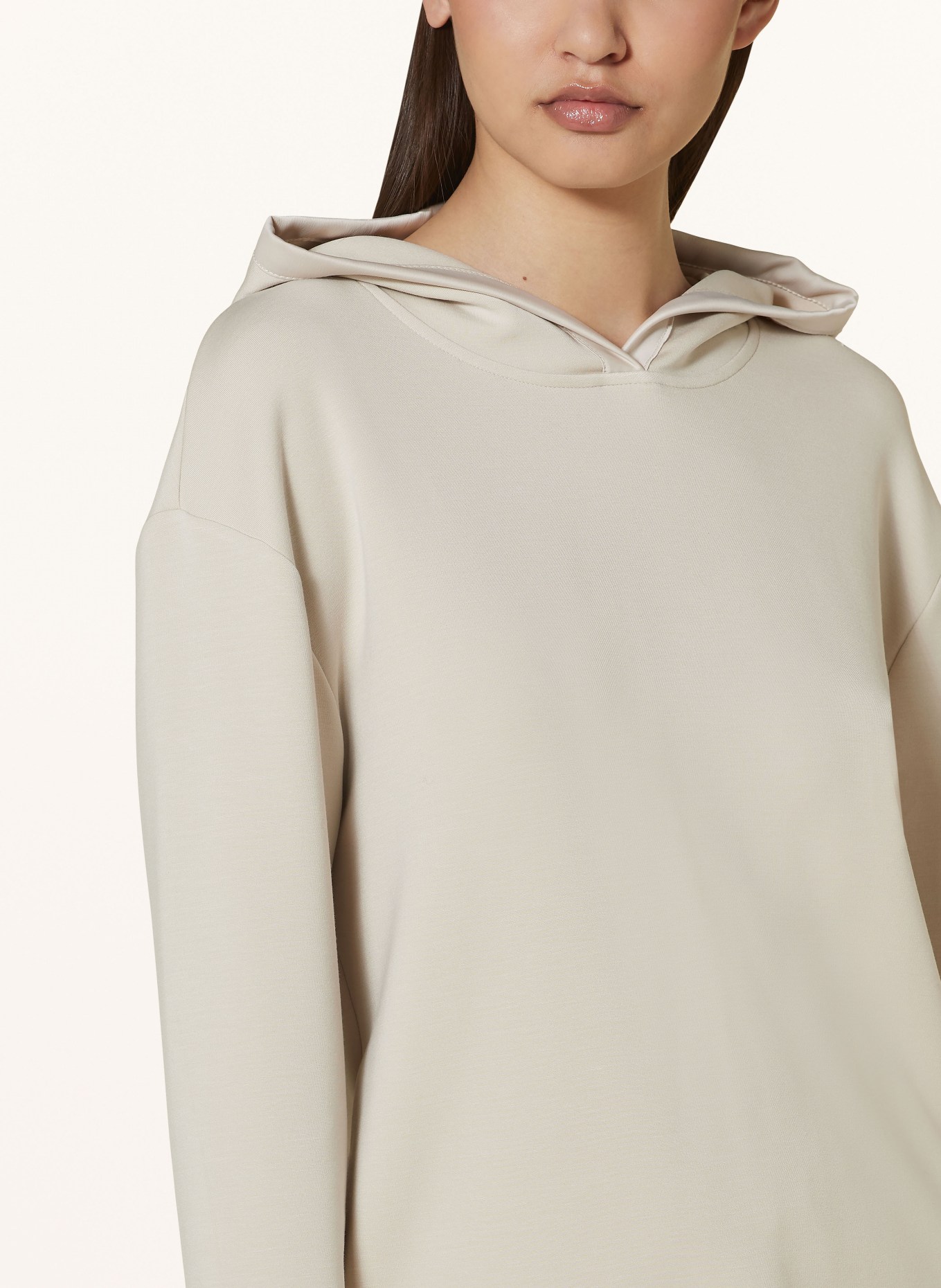 comma Hoodie in light brown