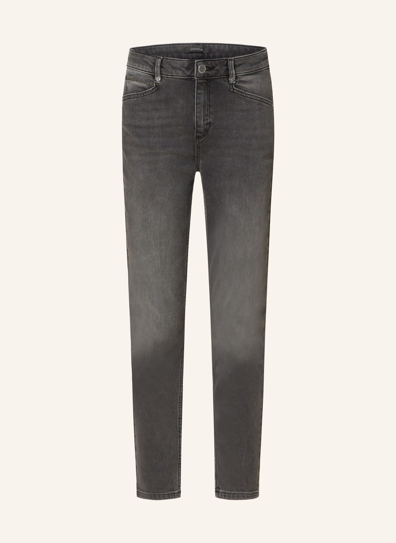 comma Skinny jeans, Color: 98Z8 GREY/BLACK (Image 1)