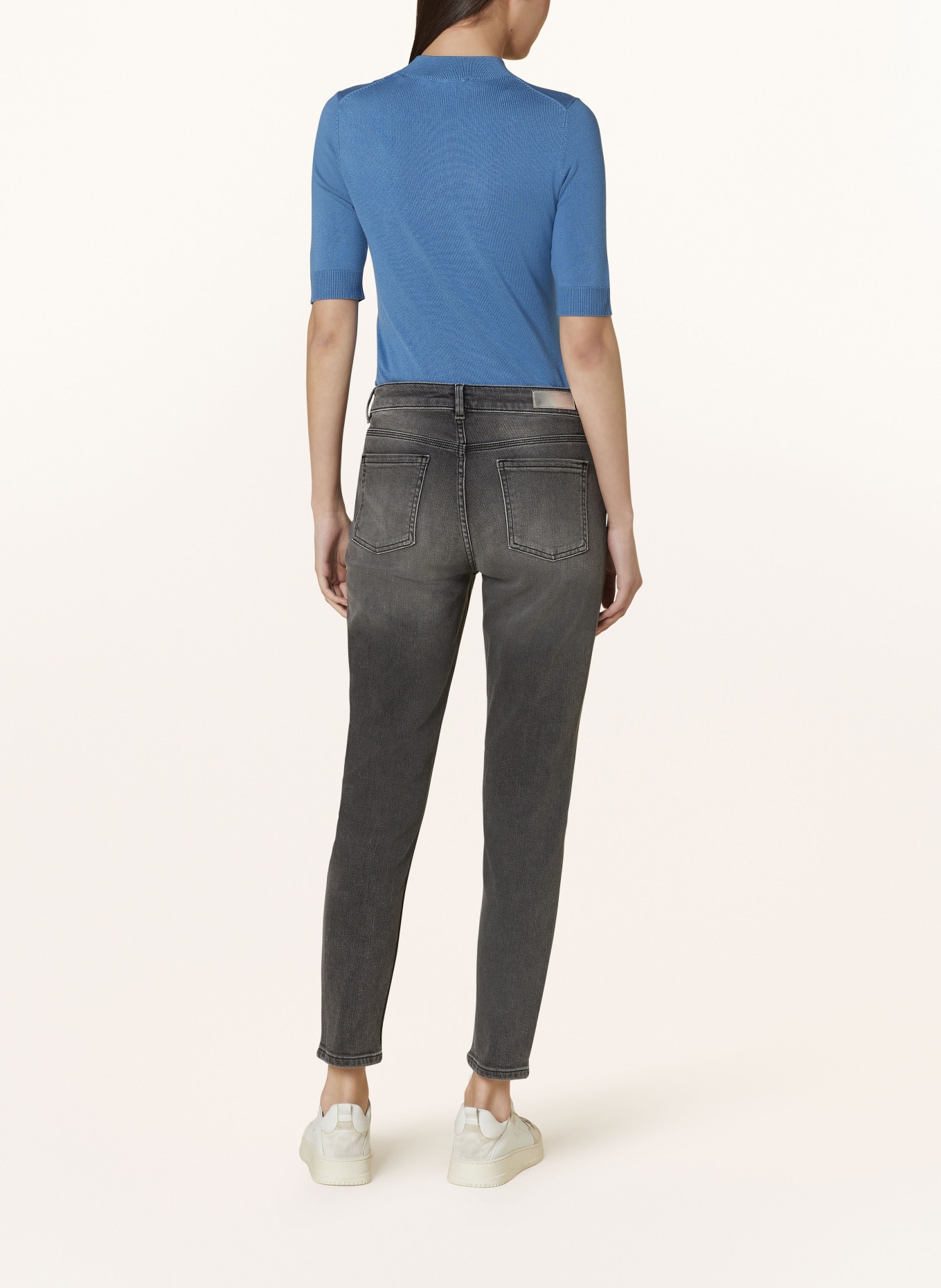 comma Skinny jeans, Color: 98Z8 GREY/BLACK (Image 3)