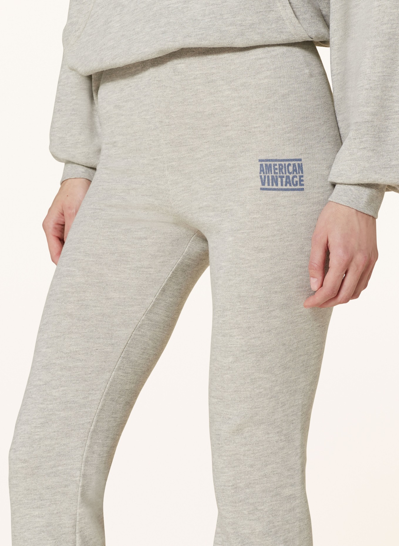 American Vintage Track pants ZOFBAY, Color: GRAY (Image 5)