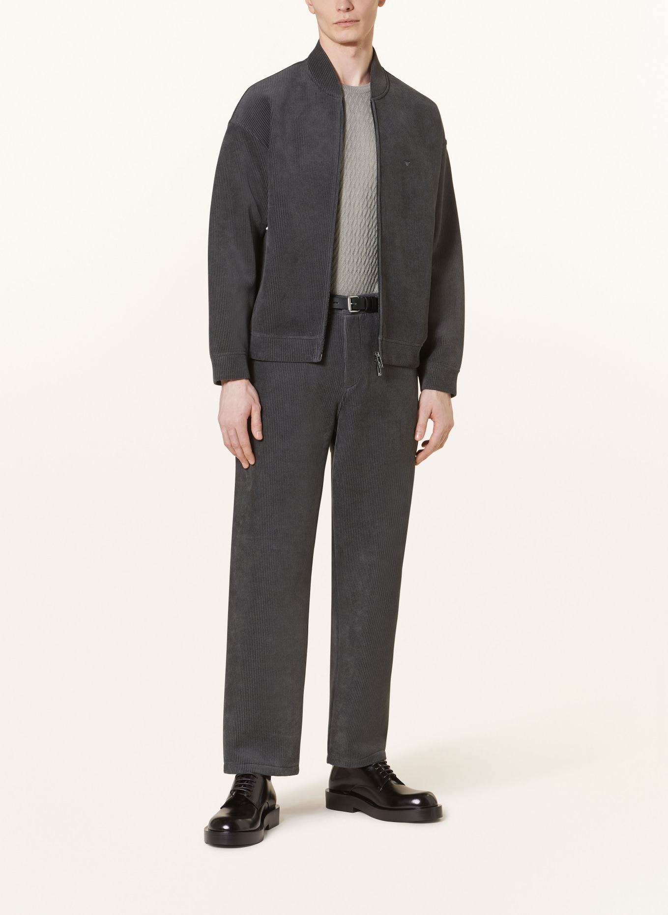 EMPORIO ARMANI Corduroy bomber jacket