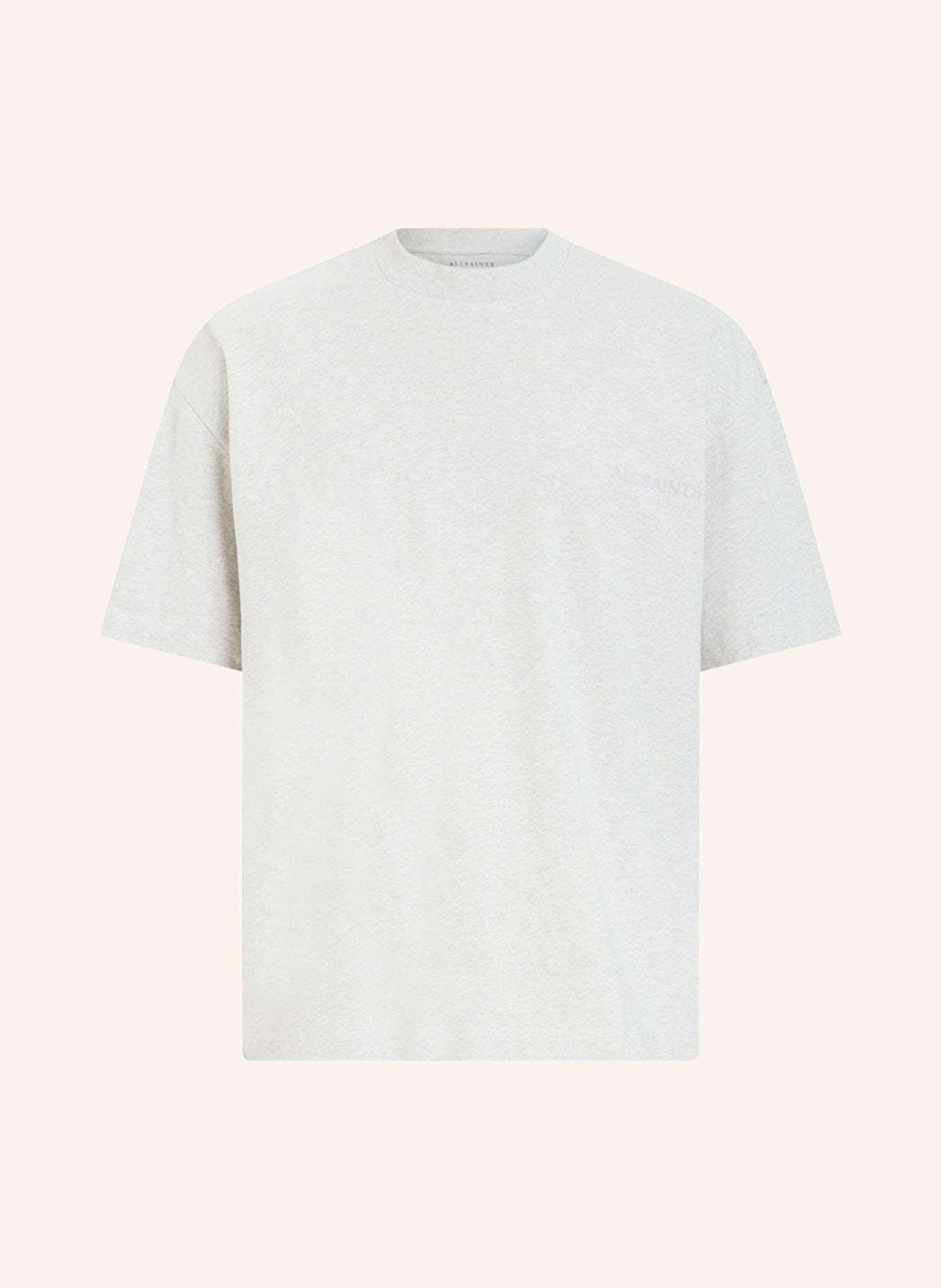 ALLSAINTS T-shirt XANDER, Kolor: JASNOCZARY (Obrazek 1)