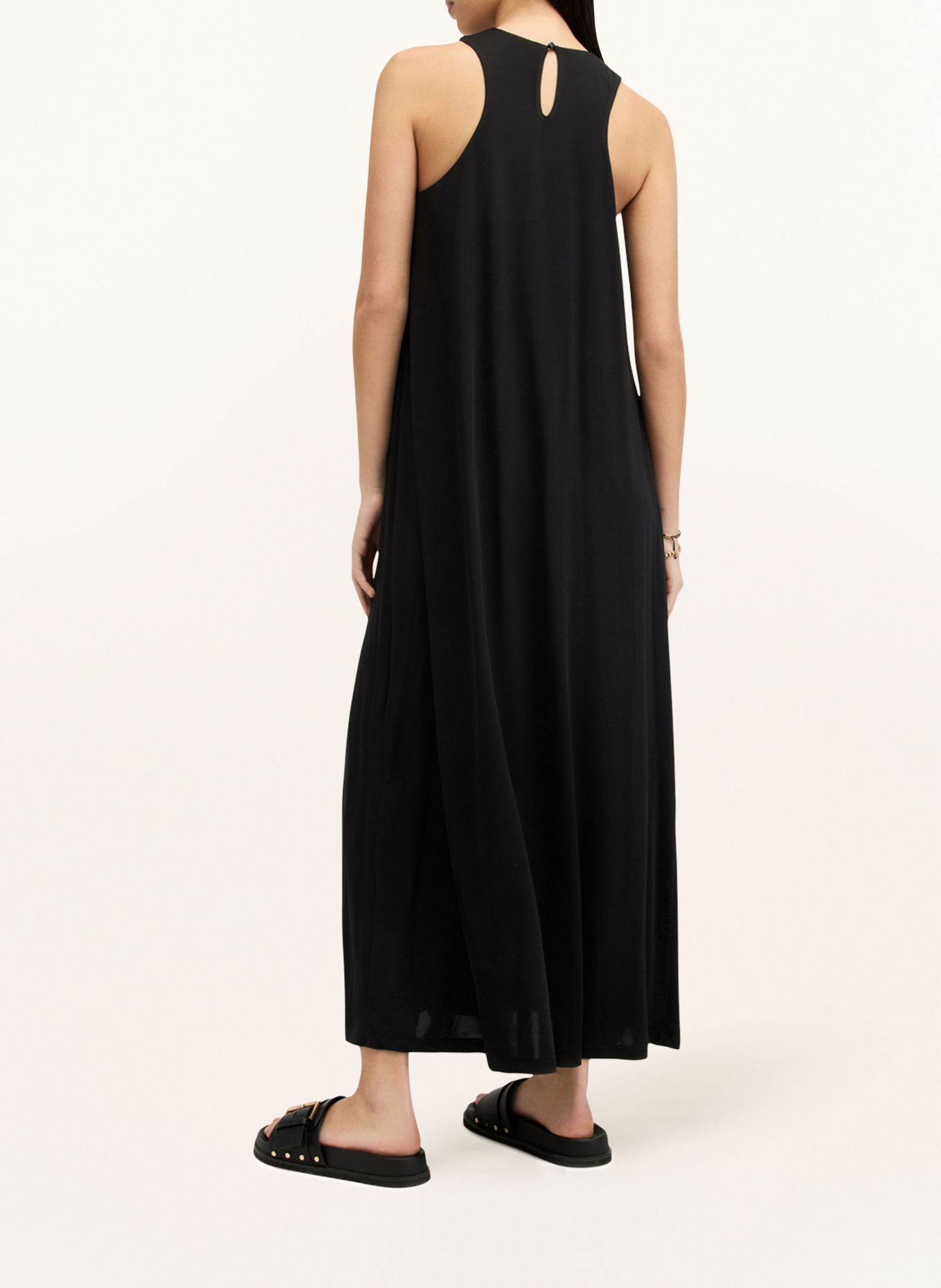ALLSAINTS Jersey dress KURA, Color: BLACK (Image 3)
