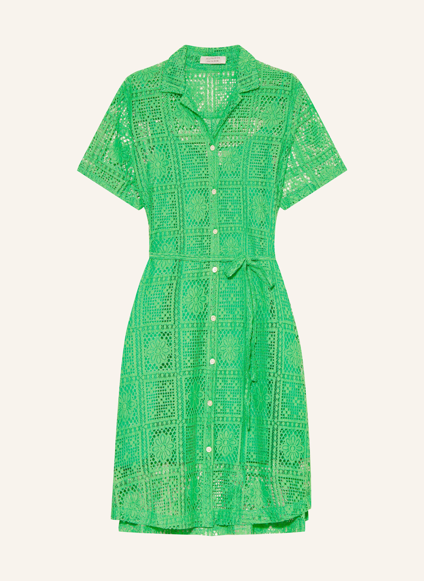 ALLSAINTS Lace dress ATHEA, Color: GREEN (Image 1)