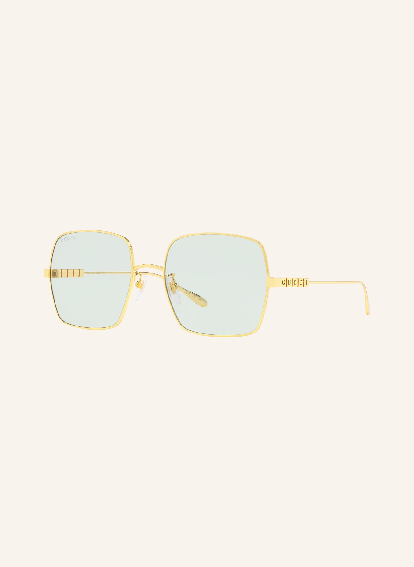 GUCCI Sunglasses GC002133: 2300J1 - GOLD/GREEN