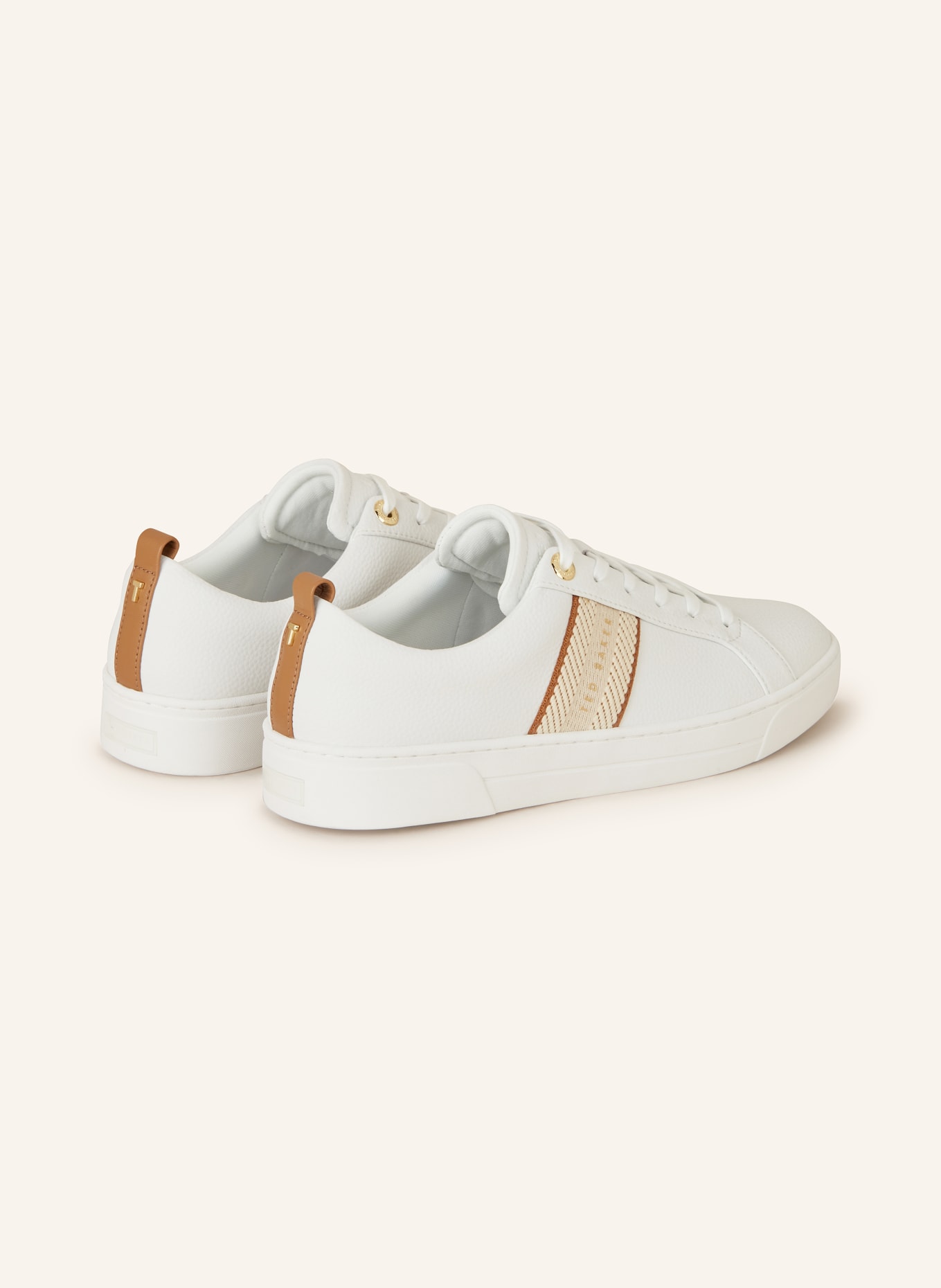 TED BAKER Sneakers BAILY, Color: WHITE/ BROWN (Image 2)