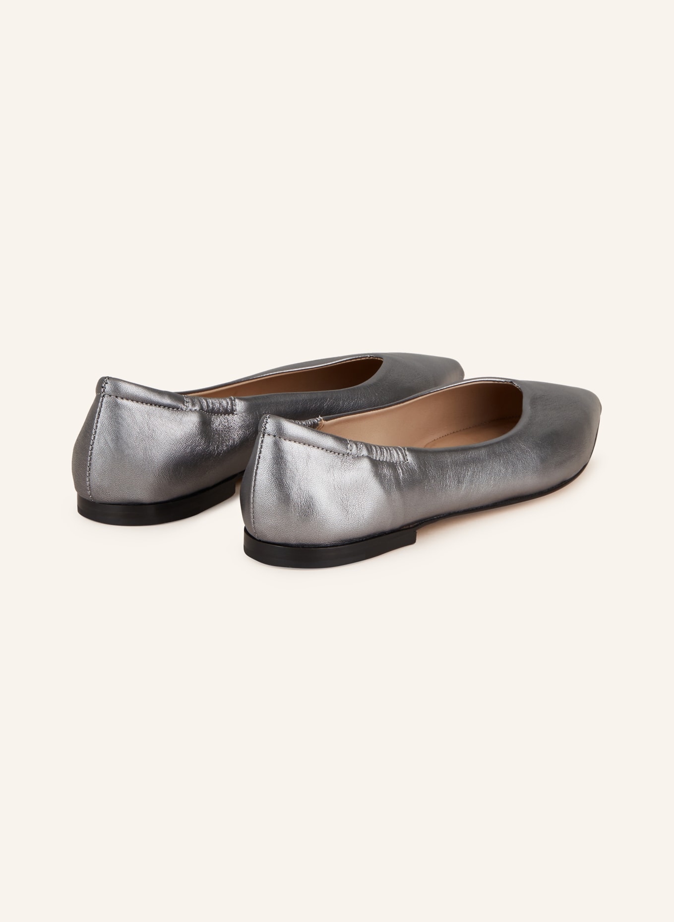 POMME D'OR Ballet flats INGRID, Color: PLATINUM (Image 2)