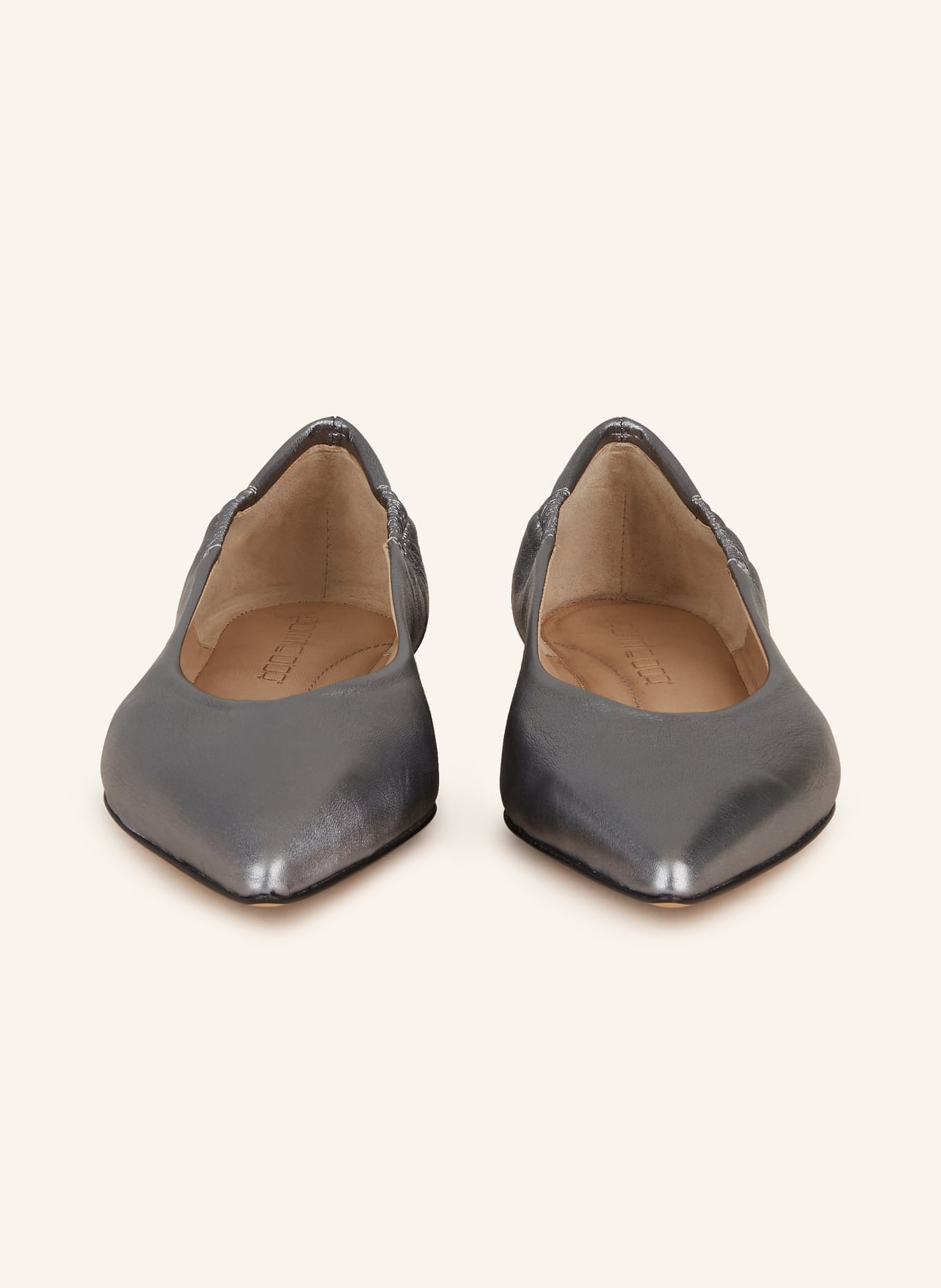 POMME D'OR Ballet flats INGRID, Color: PLATINUM (Image 3)