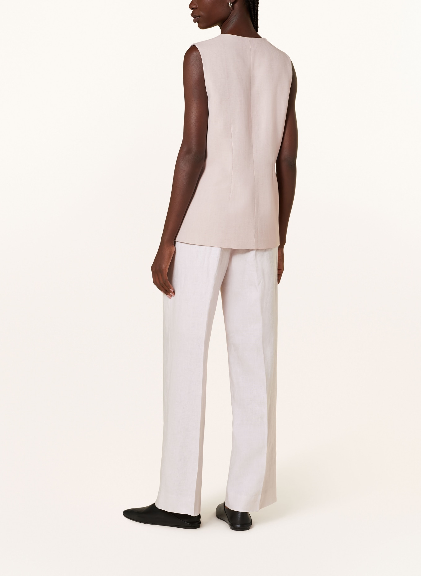 COS Linen trousers, Color: LIGHT PURPLE (Image 3)