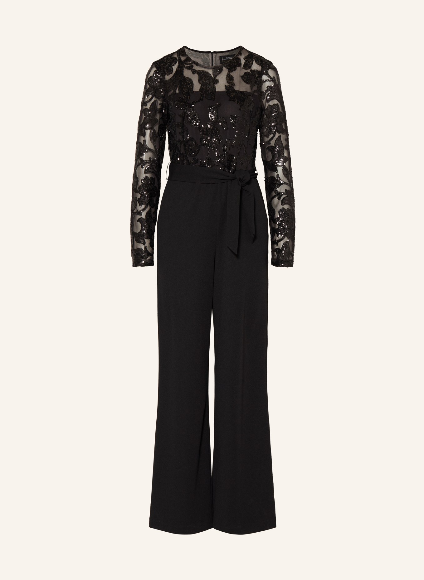 Joseph Ribkoff SIGNATURE Jumpsuit mit Pailletten: SCHWARZ