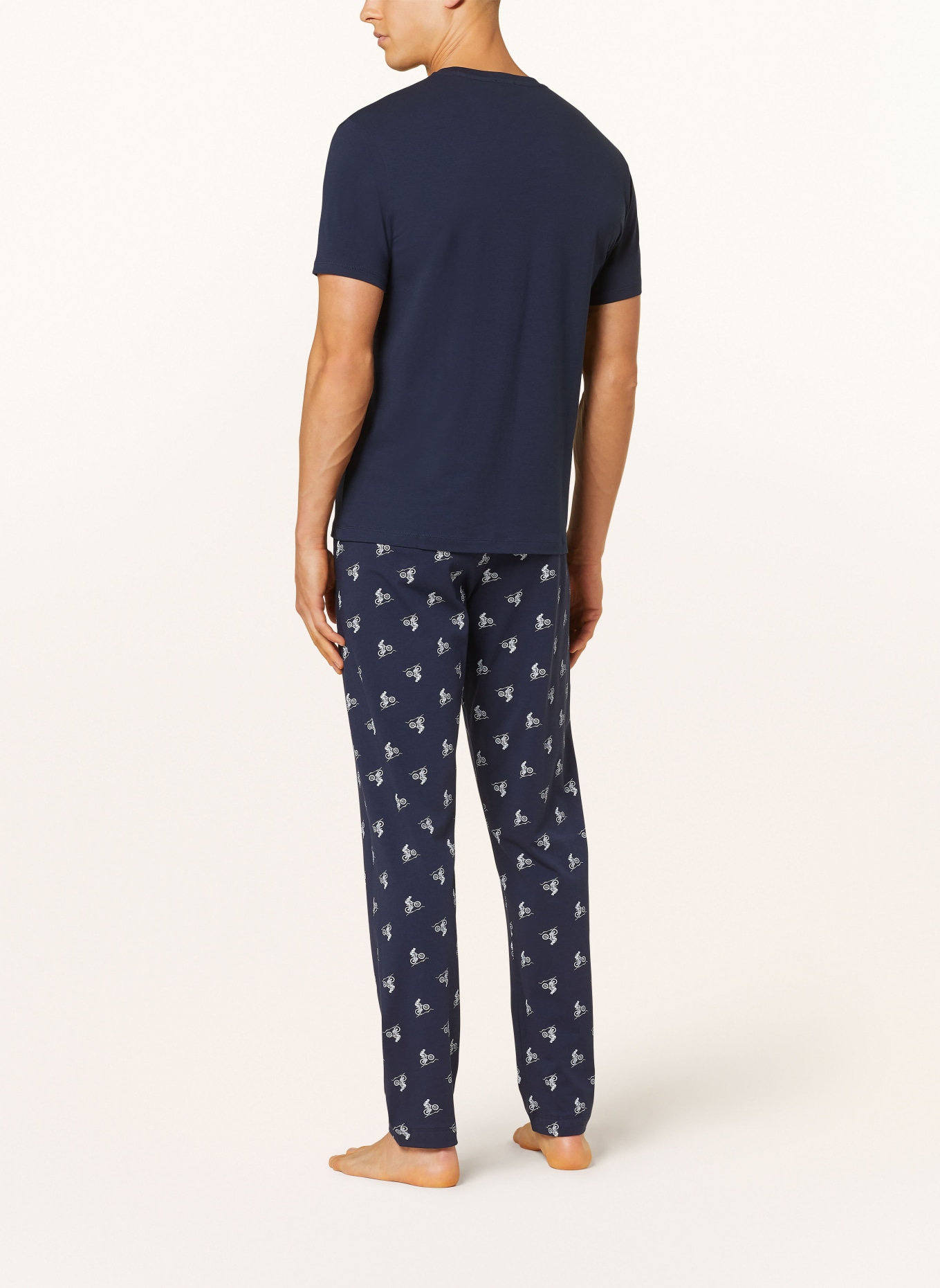 mey Pajama shirt, Color: DARK BLUE (Image 3)