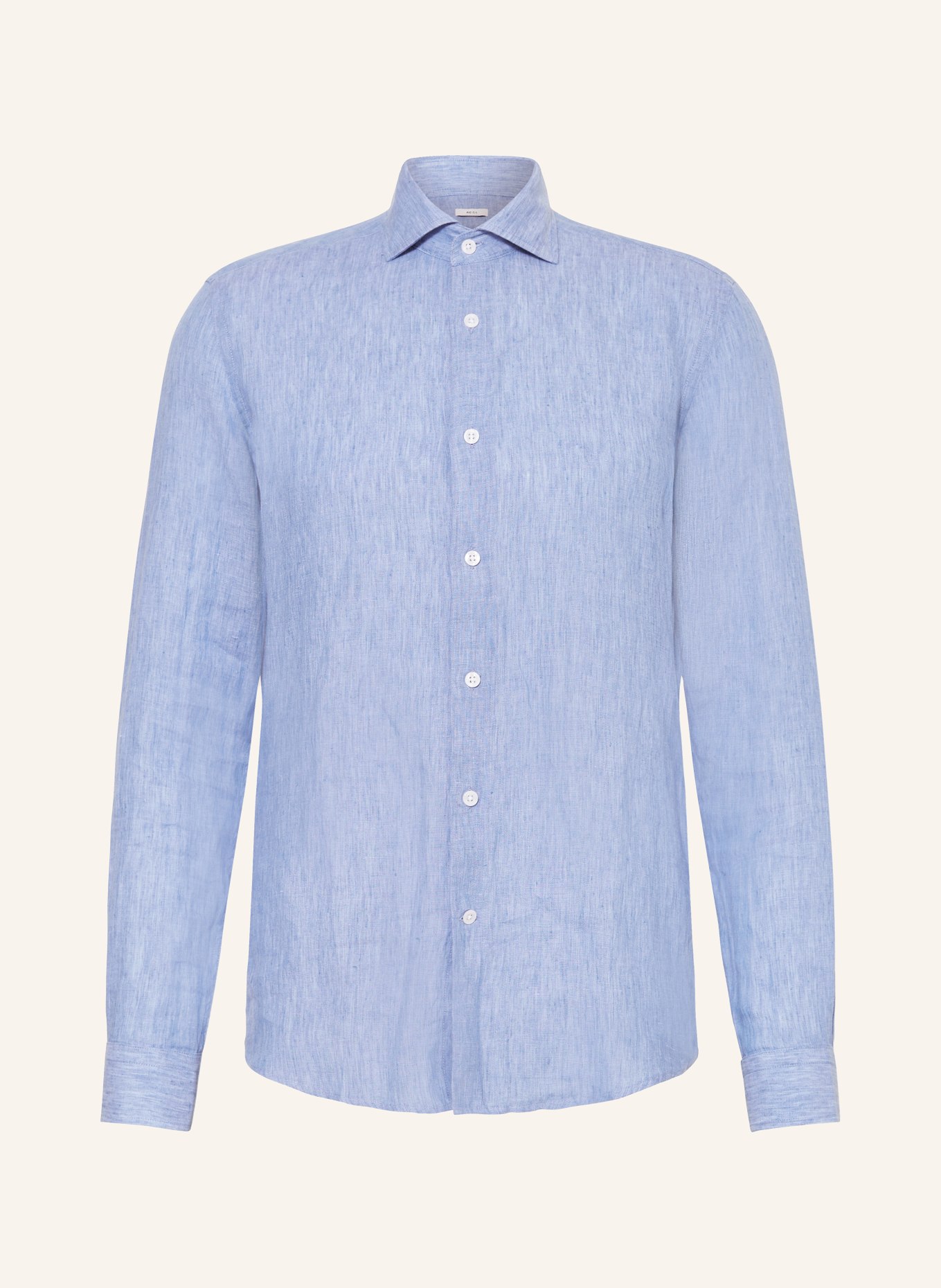 REISS Linen shirt RUBAN Regular Fit, Color: LIGHT BLUE (Image 1)