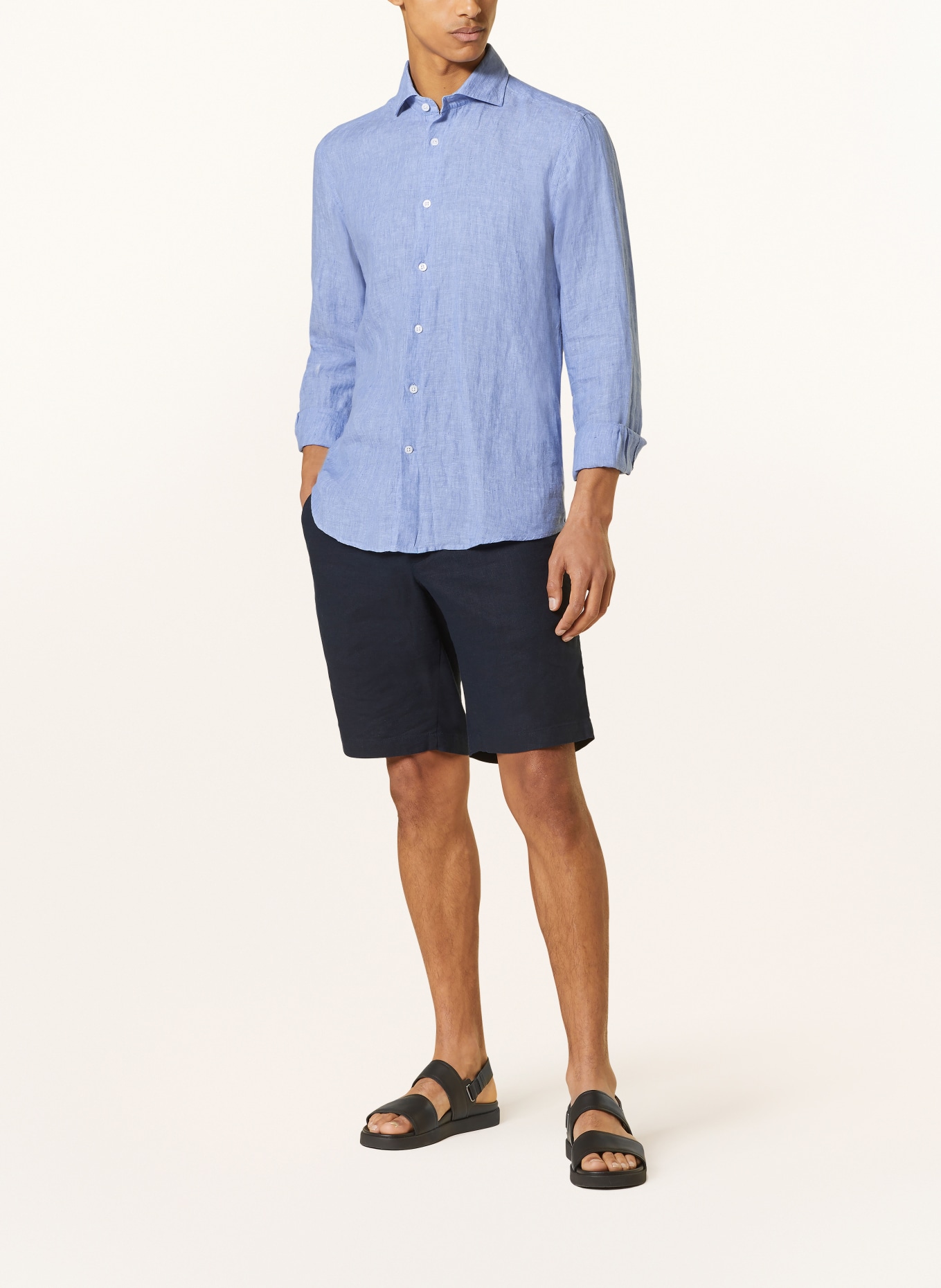 REISS Linen shirt RUBAN Regular Fit, Color: LIGHT BLUE (Image 2)