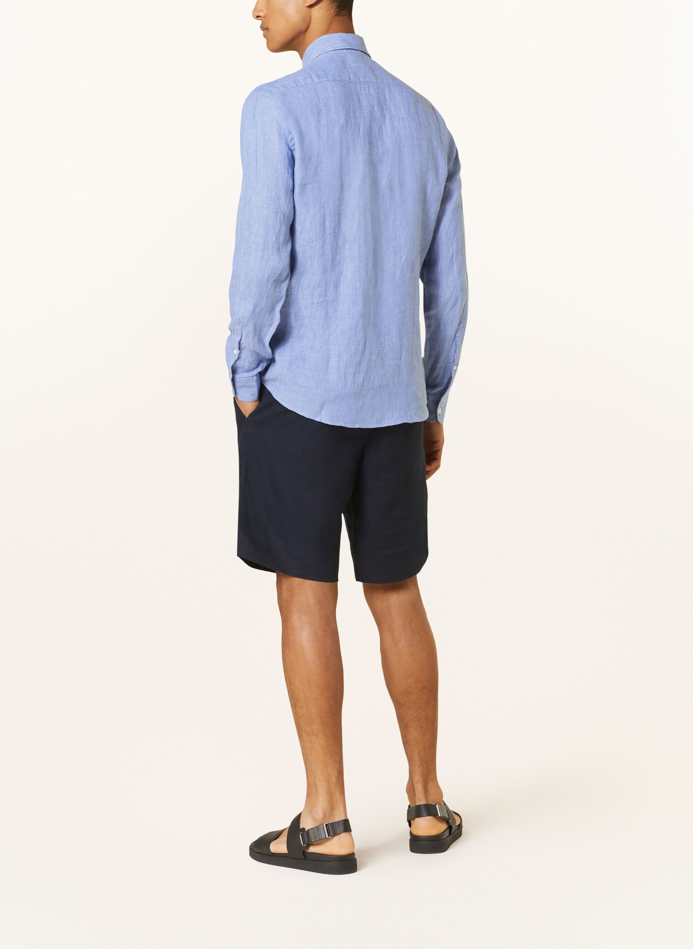 REISS Linen shirt RUBAN Regular Fit, Color: LIGHT BLUE (Image 3)