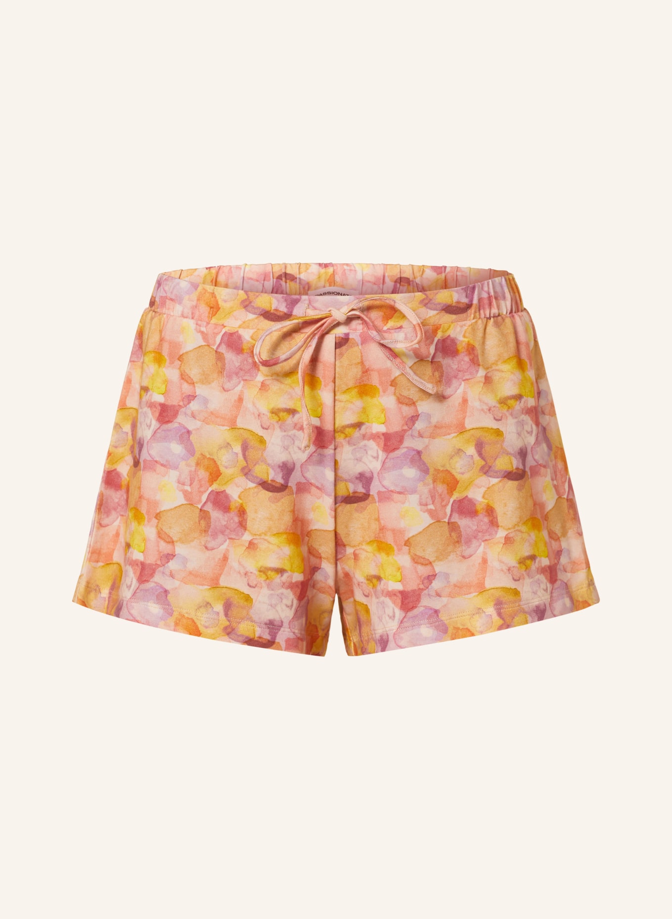 Passionata Pajama shorts SAGE, Color: YELLOW/ LIGHT PURPLE/ ORANGE (Image 1)