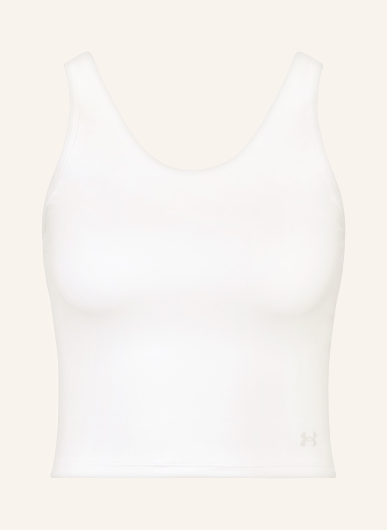 UNDER ARMOUR Cropped-Top MOTION, Farbe: WEISS (Bild 1)